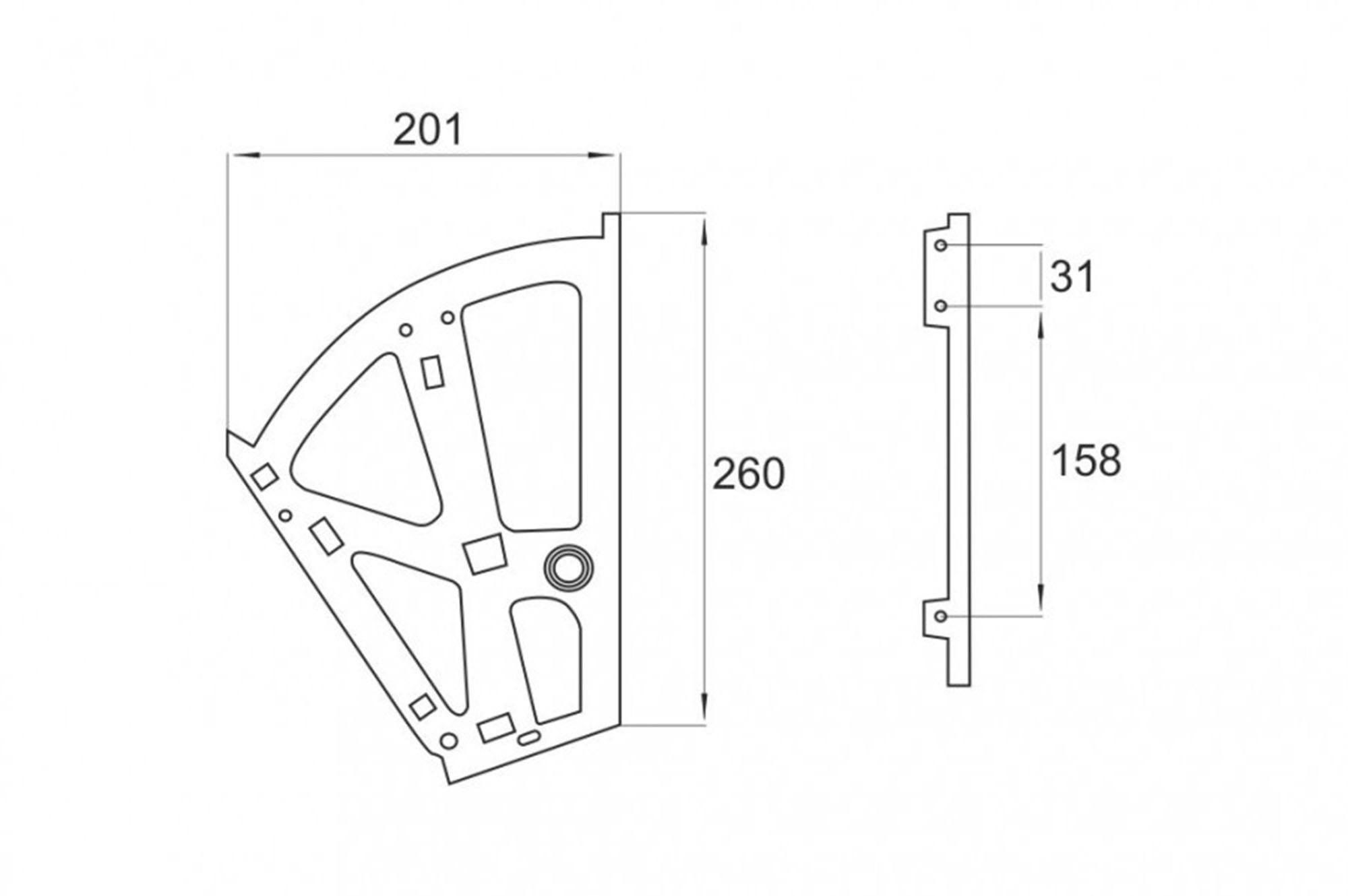 IHC Schuhschrank Schuheschrank Mechanismus Schließmechanismus Schubladen Sc günstig online kaufen