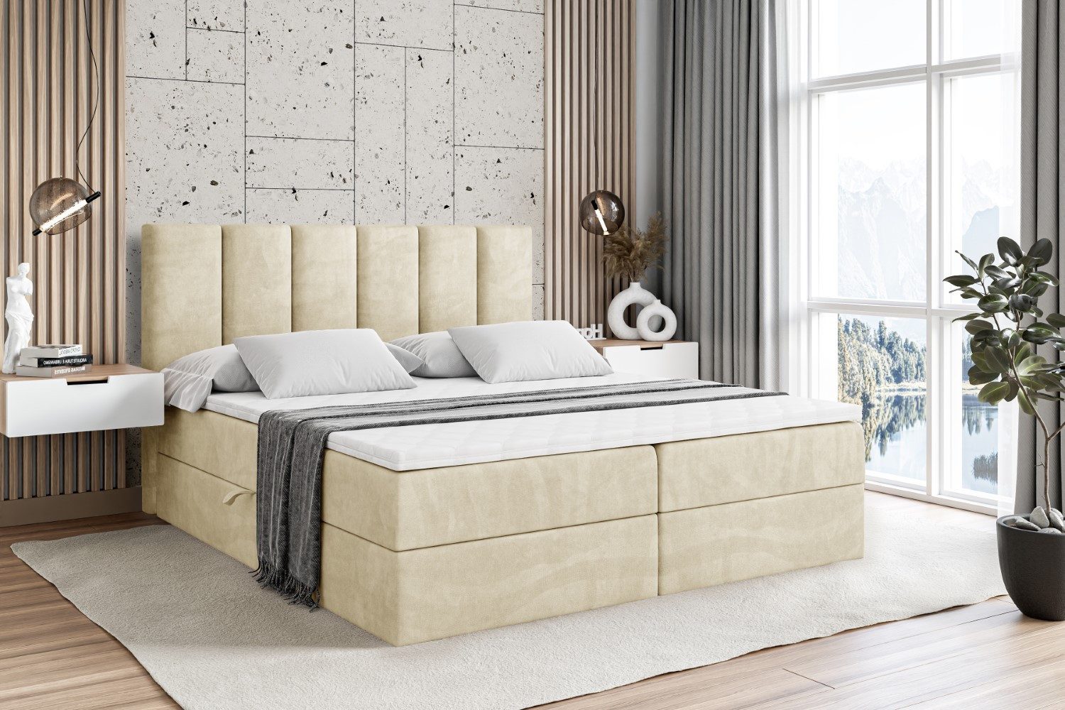 ALTDECOR Boxbett BOXI1 (Multipocket-Matratze H4, H3 günstig online kaufen