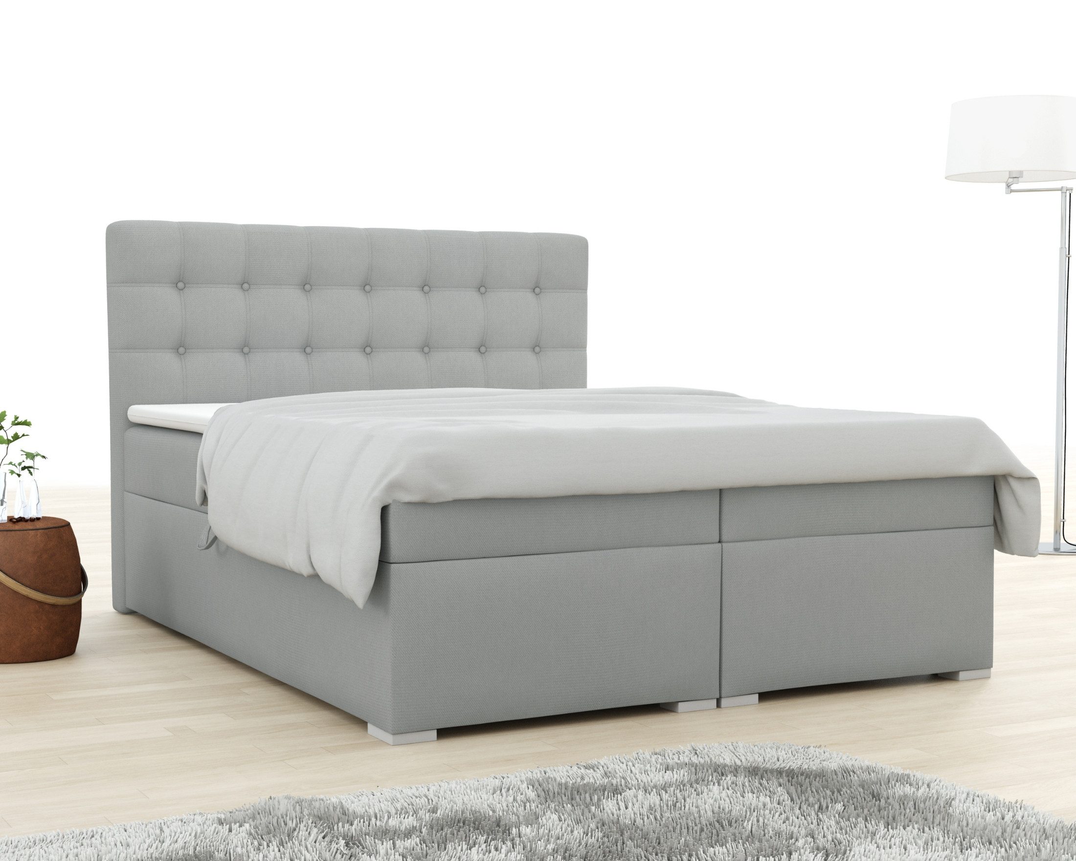 Deine Möbel 24 Boxspringbett CLAUDIA Boxbett günstig online kaufen