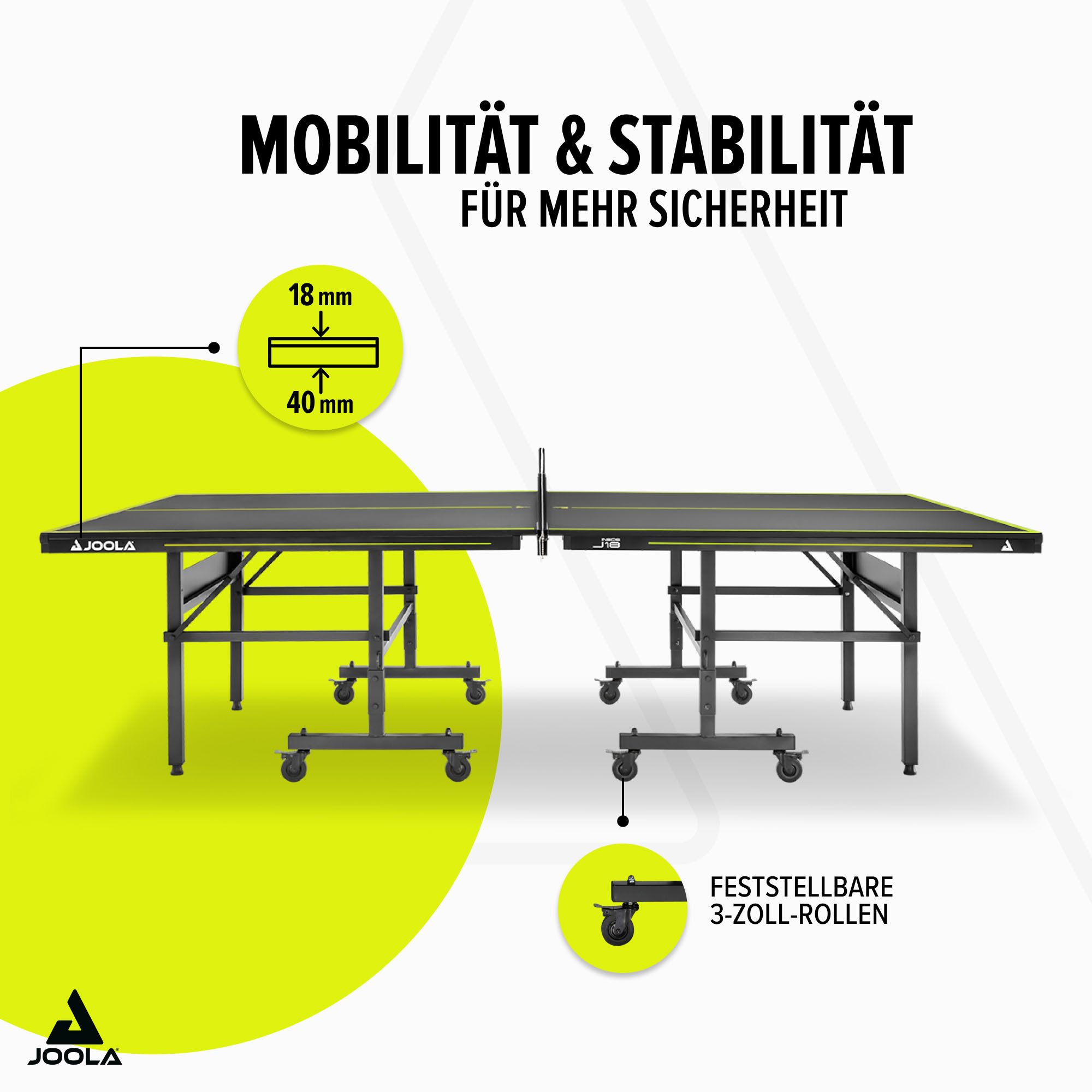 Joola Tischtennisplatte INSIDE J18