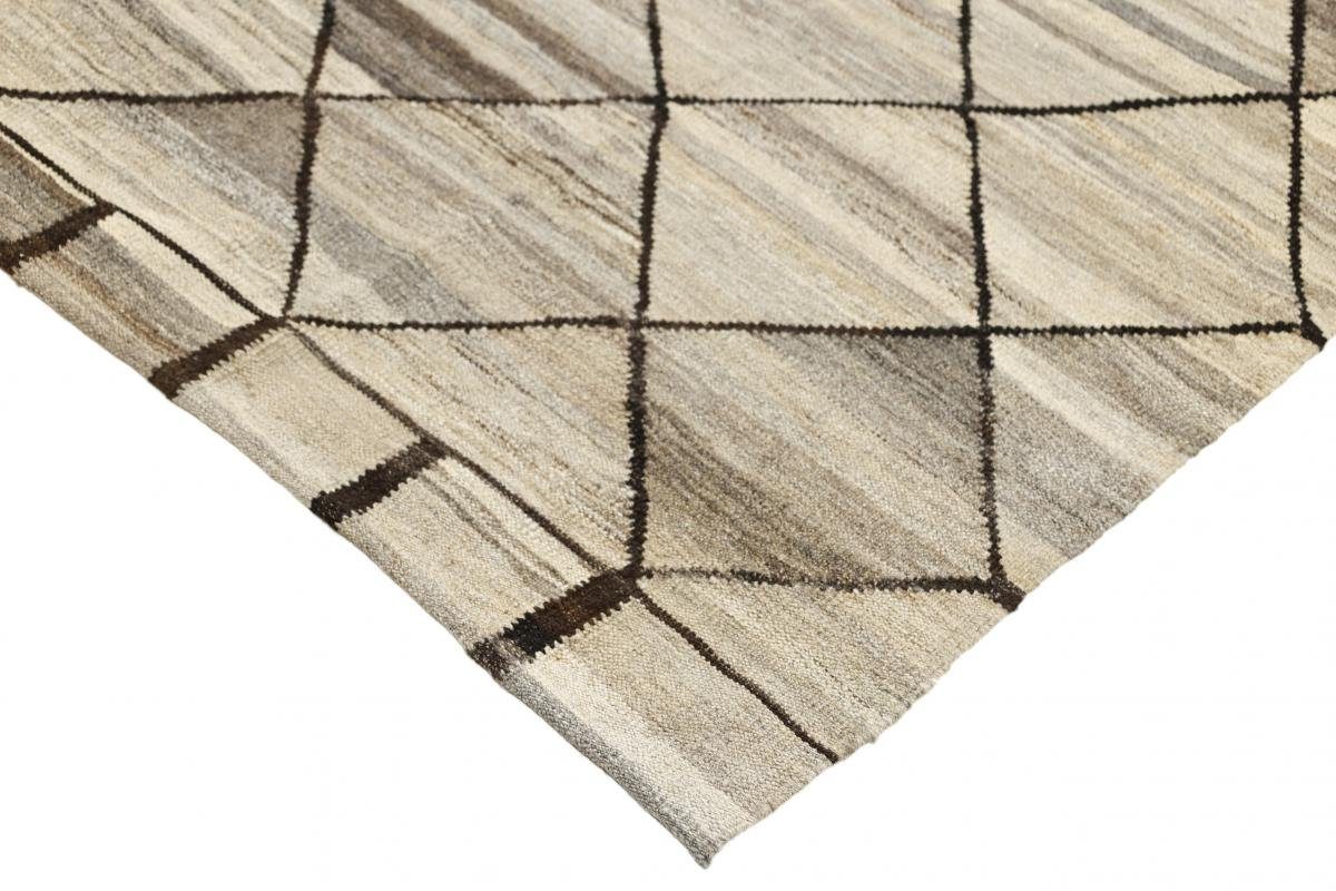 Orientteppich Kelim Berber Design 205x311 Moderner Trading, Handgewebter Orientteppich, rechteckig, Nain mm Höhe: 3