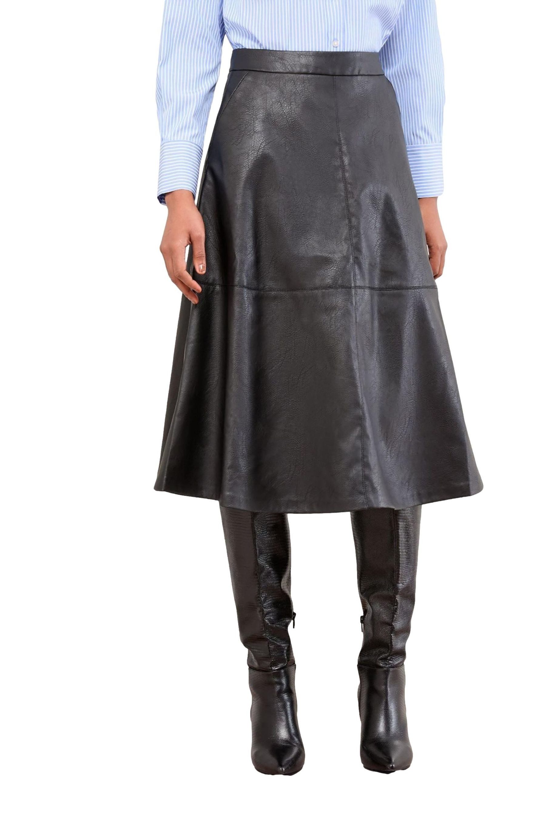 LIPSY Midirock Lipsy Strukturierter ausgestellter Midirock (1-tlg)