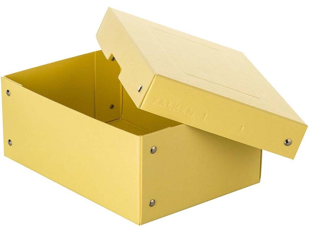 DIN Falken 100 PureBox mm gelb Geschenkpapier Höhe 'Pastell', A5, Falken