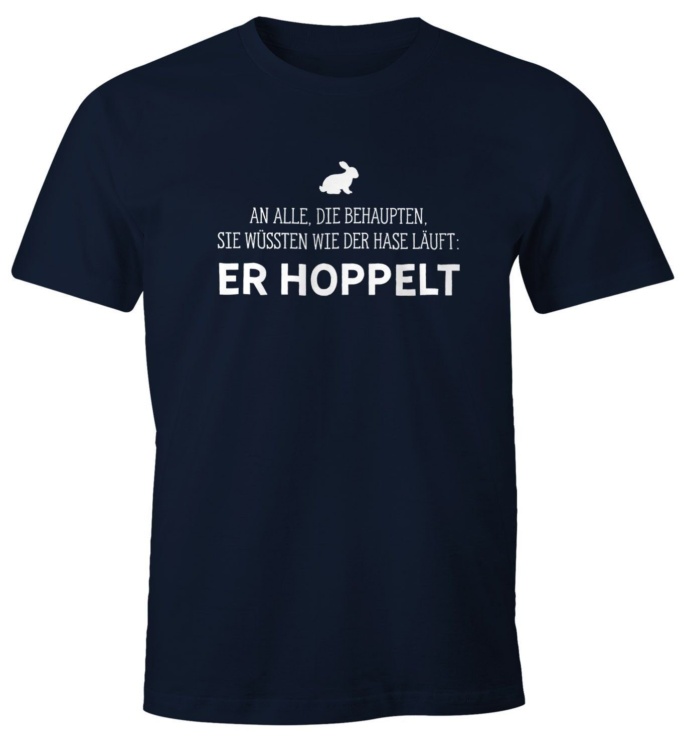 MoonWorks Print-Shirt Herren T-Shirt Spruch an günstig online kaufen