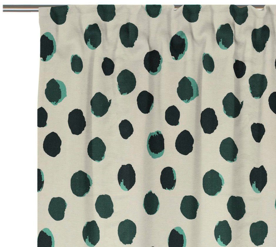 grün Adam, blickdicht, Vorhang (1 Multifunktionsband Materialien Dots, St), nachhaltige Jacquard,