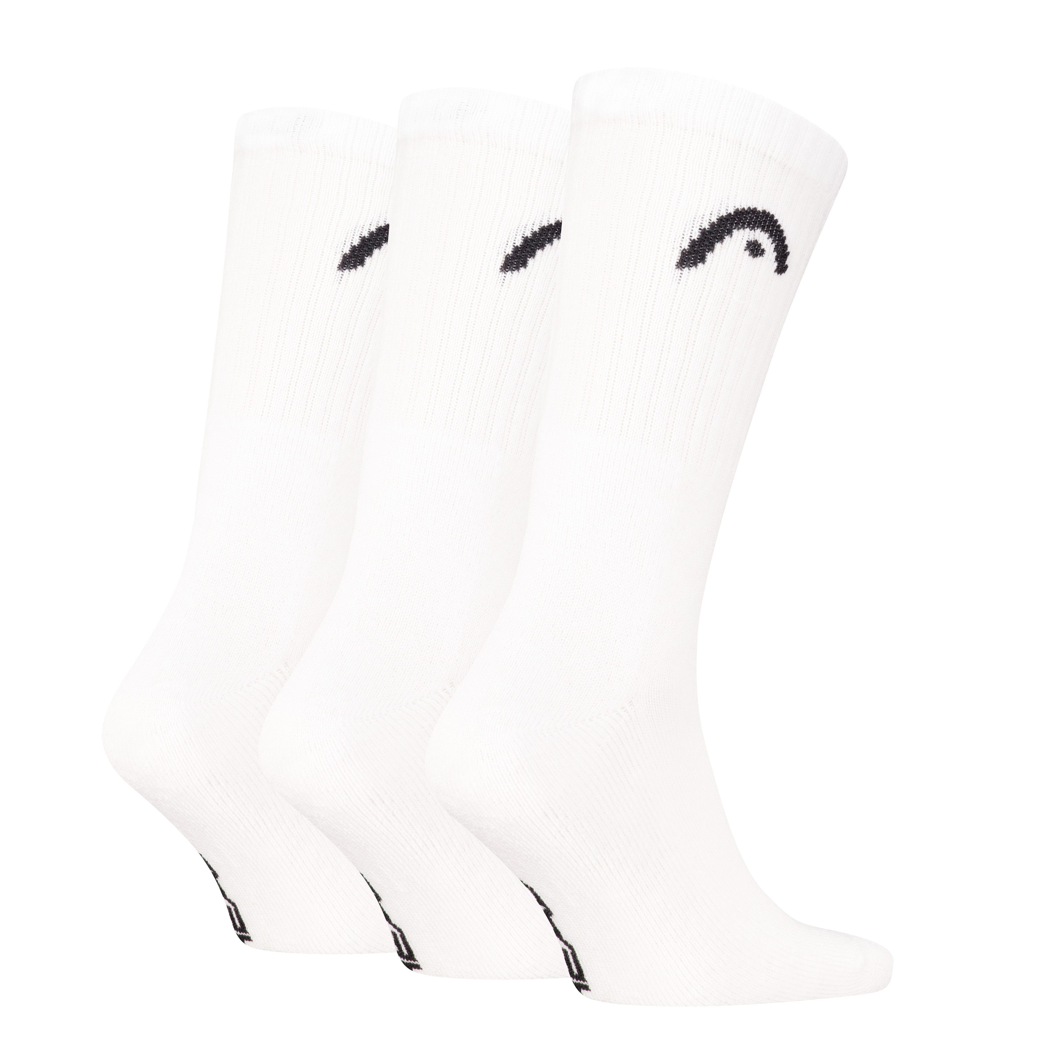 Head Tennissocken HEAD ALL SPORTS TRAINING CREW (3 Paar) mit gepolsterter Sohle für Dämpfung und zusätzlichen Komfort