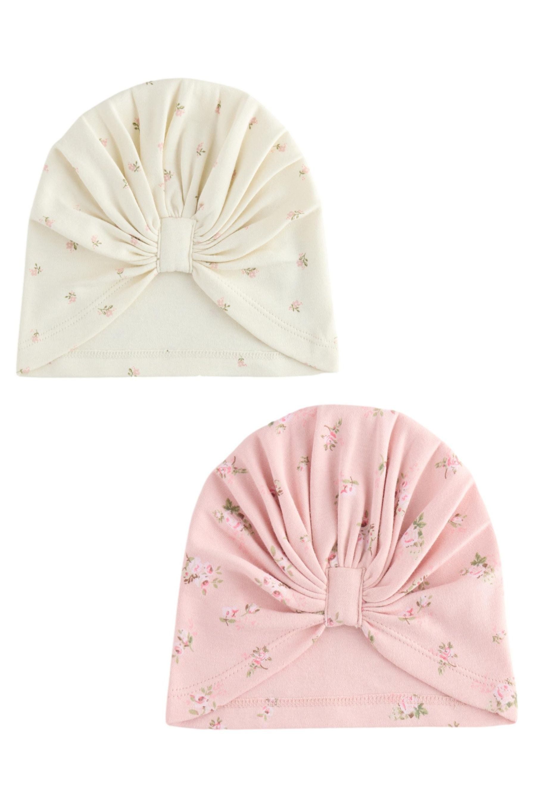 Next Erstlingsmütze Turbanmützen, 2er-Pack (2-St)
