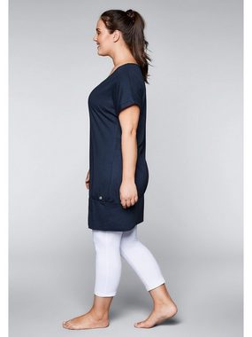 Sheego Shirtkleid Große Größen mit seitlichen Eingrifftaschen