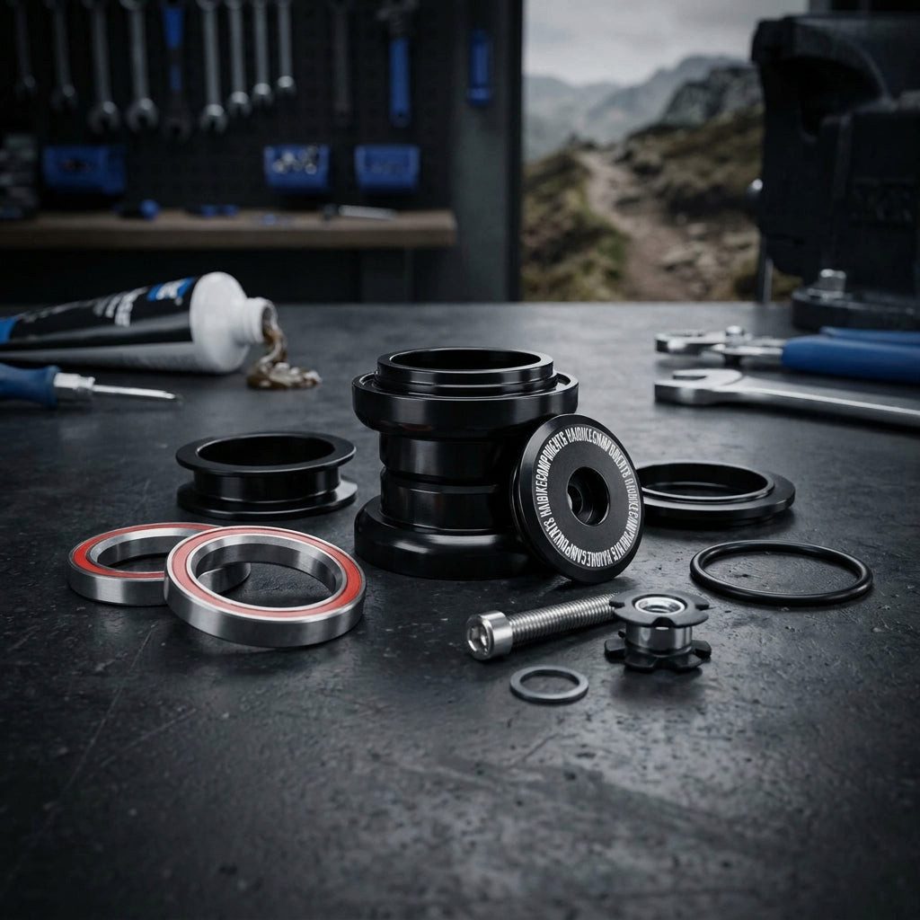 Haibike Haibike All MTN Alloy Steuersatz Kit inkl. Steuersatz,Lagerschalen,Cro E-Bike Akku