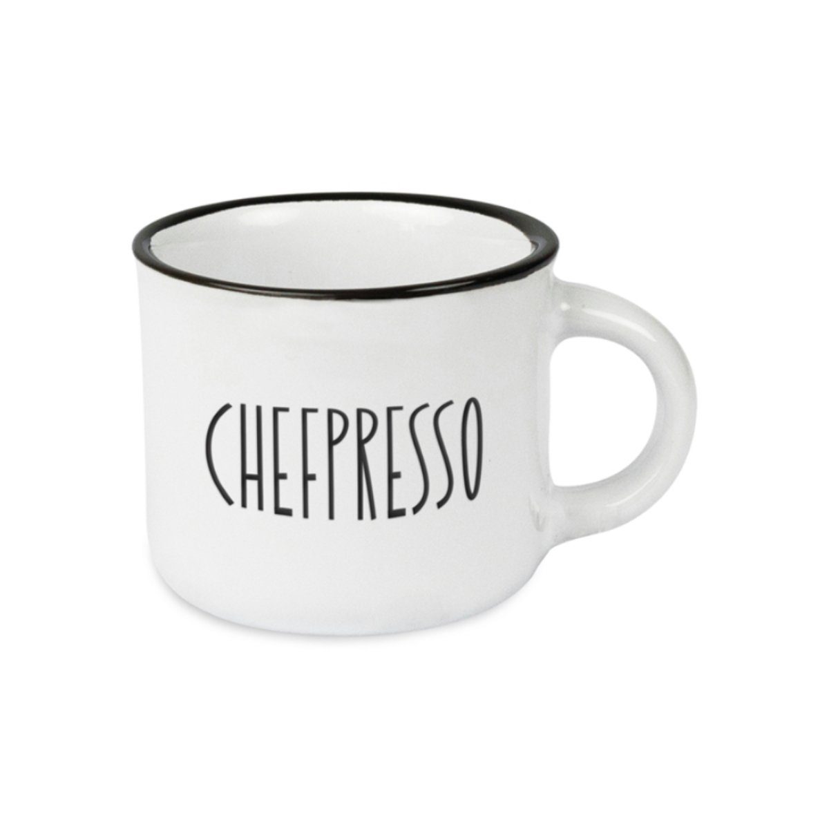 Grafik Werkstatt Tasse Espresso-Tasse Vintage Chefpresso, Keramik