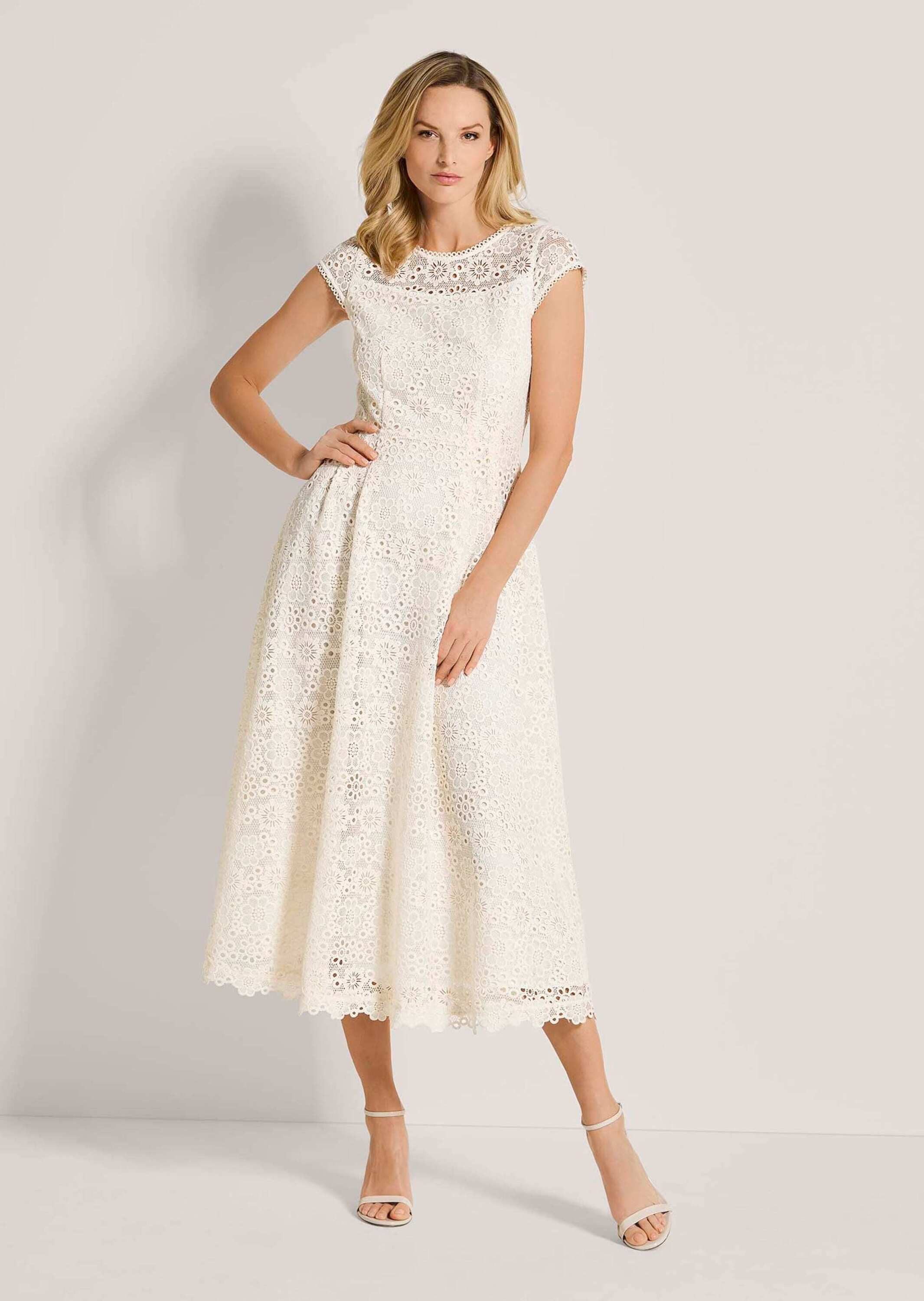 Maxikleid Ärmelloses Spitzenkleid