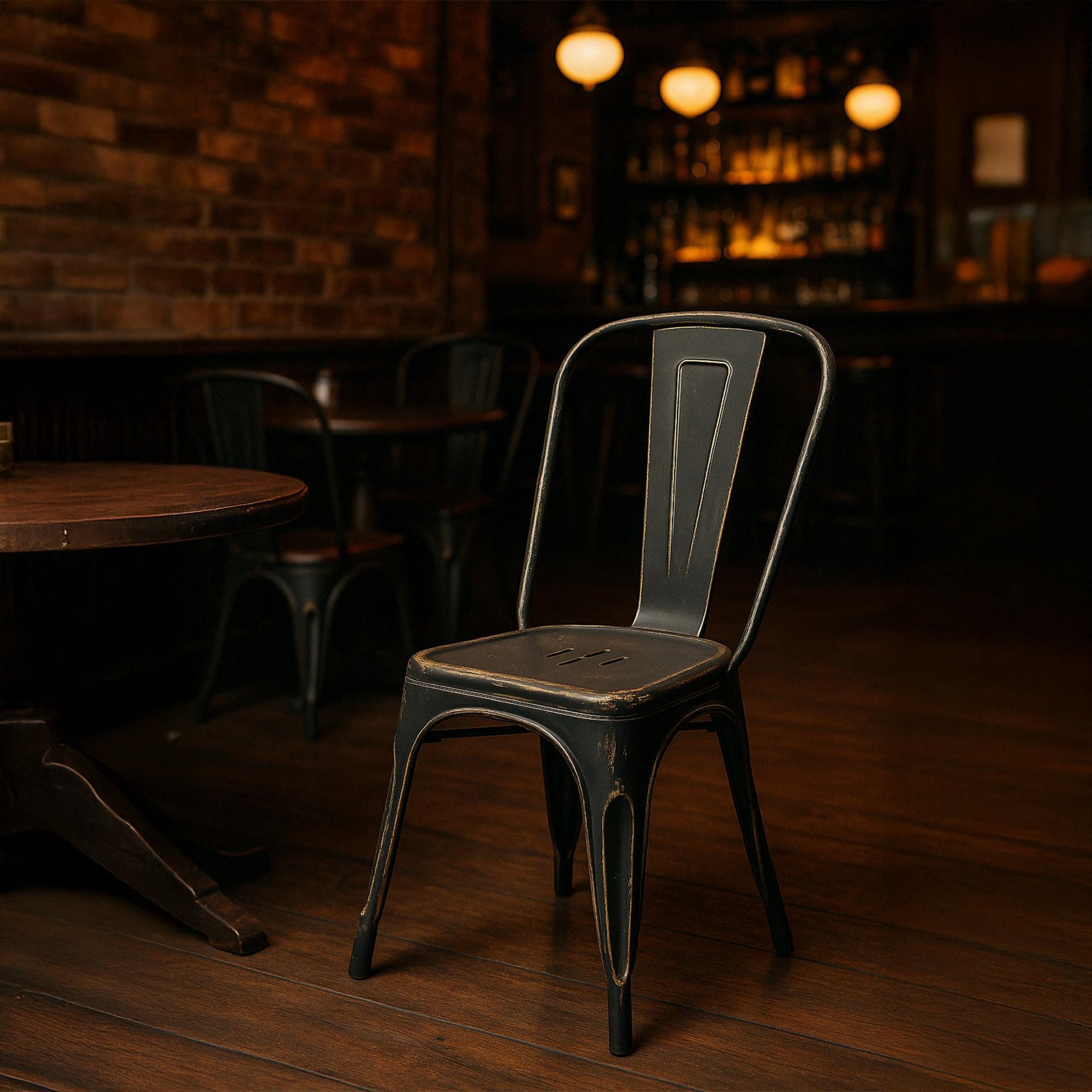 CLP Stapelstuhl Benedikt (4er Set, 4 St), stapelbar