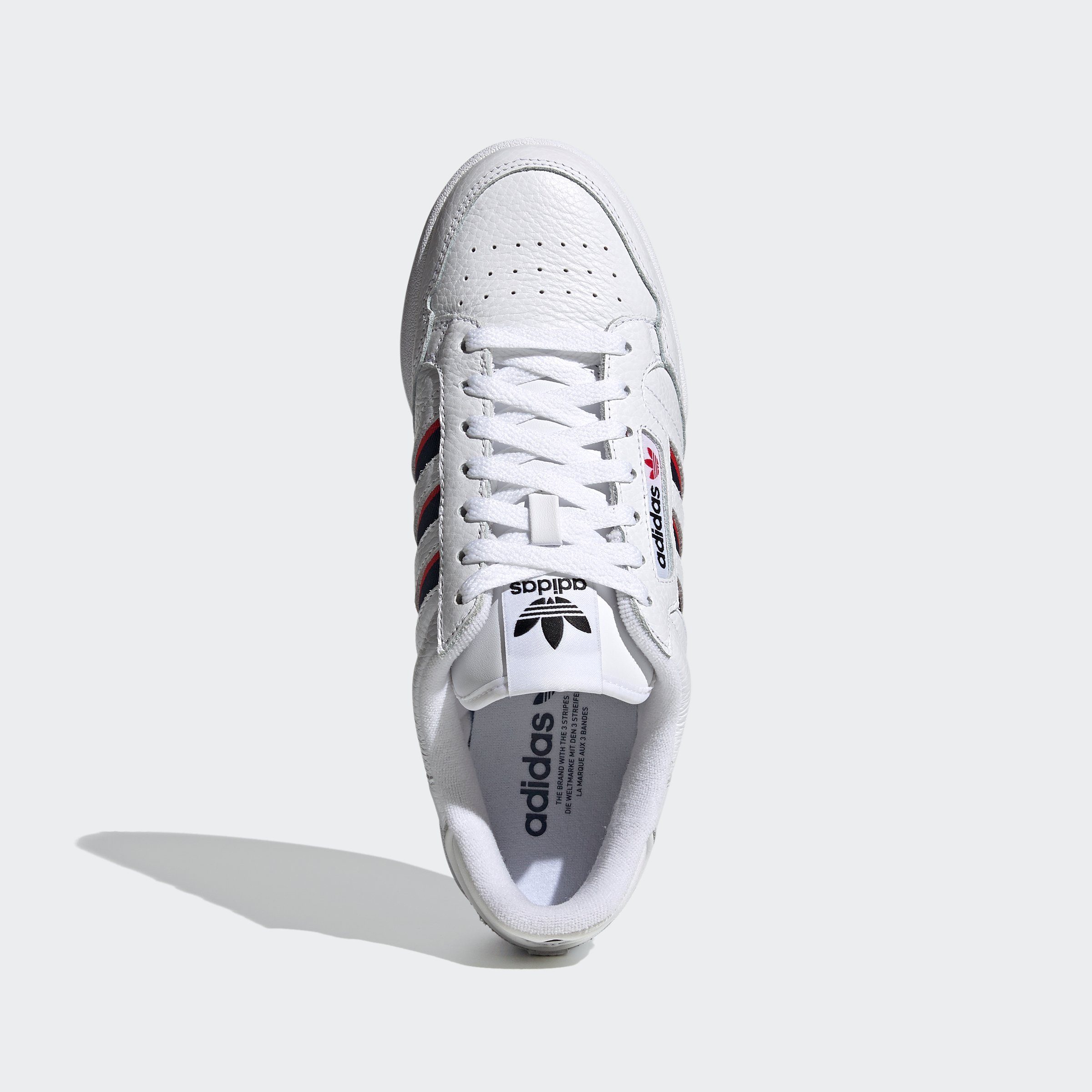 FTWWHT-CONAVY-VIVRED CONTINENTAL STRIPES 80 Sneaker Originals adidas