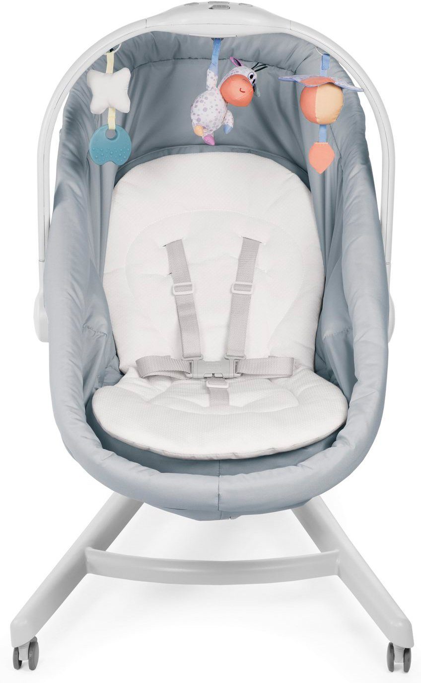 Chicco Kombihochstuhl Grey, in und Stubenwagen, Baby erster Stuhl Einem! in Hug 1, 4 Hochstuhl Liegesessel