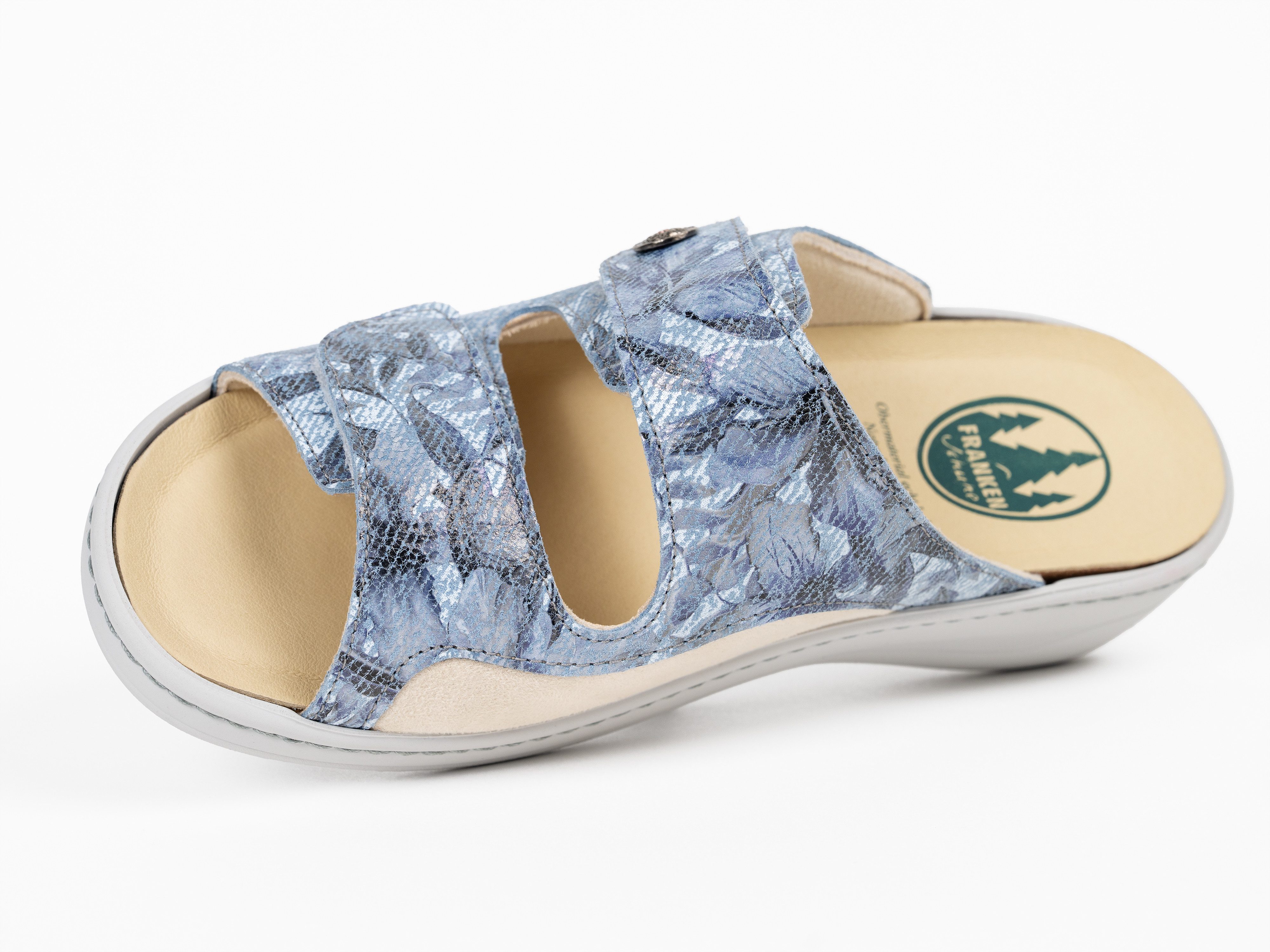 Franken-Schuhe Art. 250 Damen Pantolette (mit loser Einlage und STRETCH geeignet bei Hallux Valgus, Weite "K) Made in Germany – Bild 5 von 5