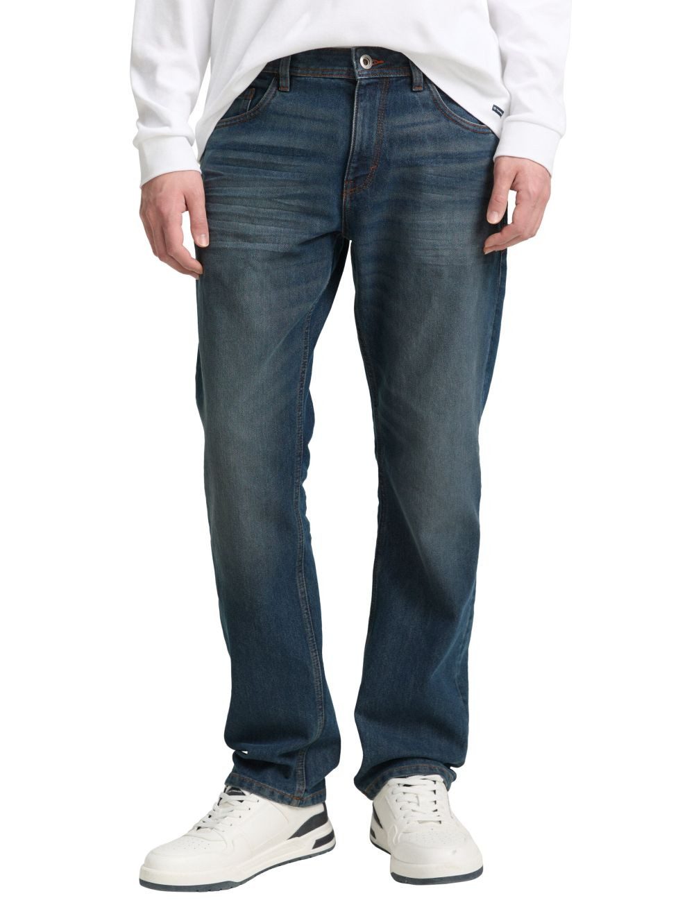 TOM TAILOR Straight-Jeans MARVIN STRAIGHT mit Stretch