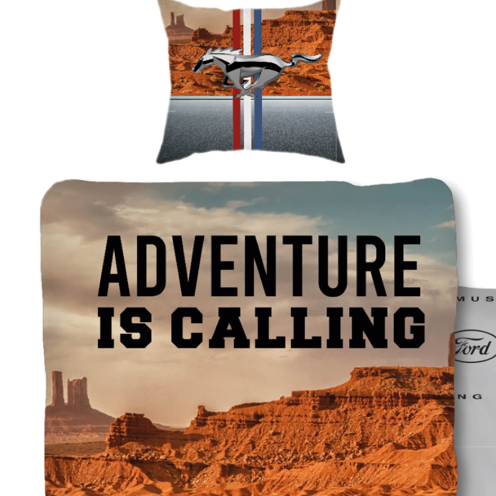 SkyBrands Bettwäsche Ford Mustang Canyon Adventure, Renforcé, 2 teilig, Old günstig online kaufen