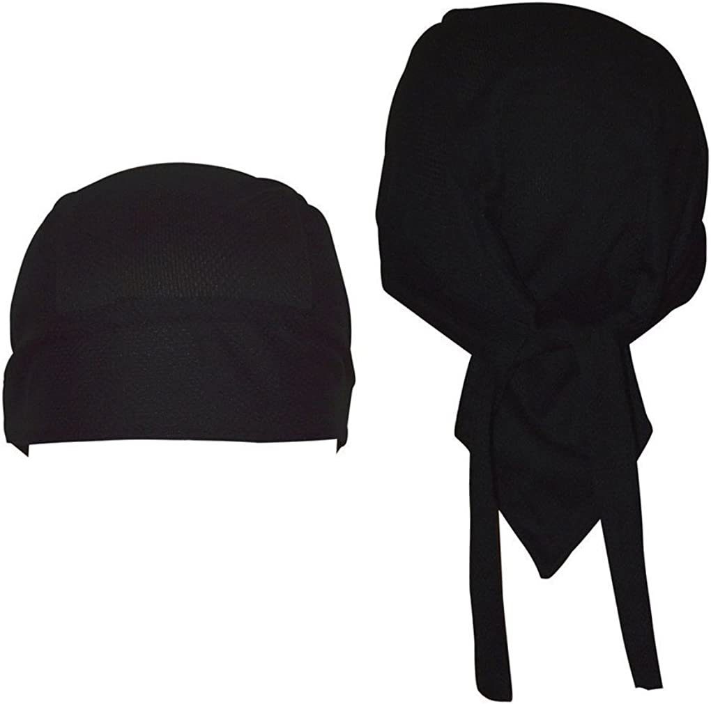 Bandana Tuch Schwarz Halstuch Schutz Kopftuch Kopfbedeckung 