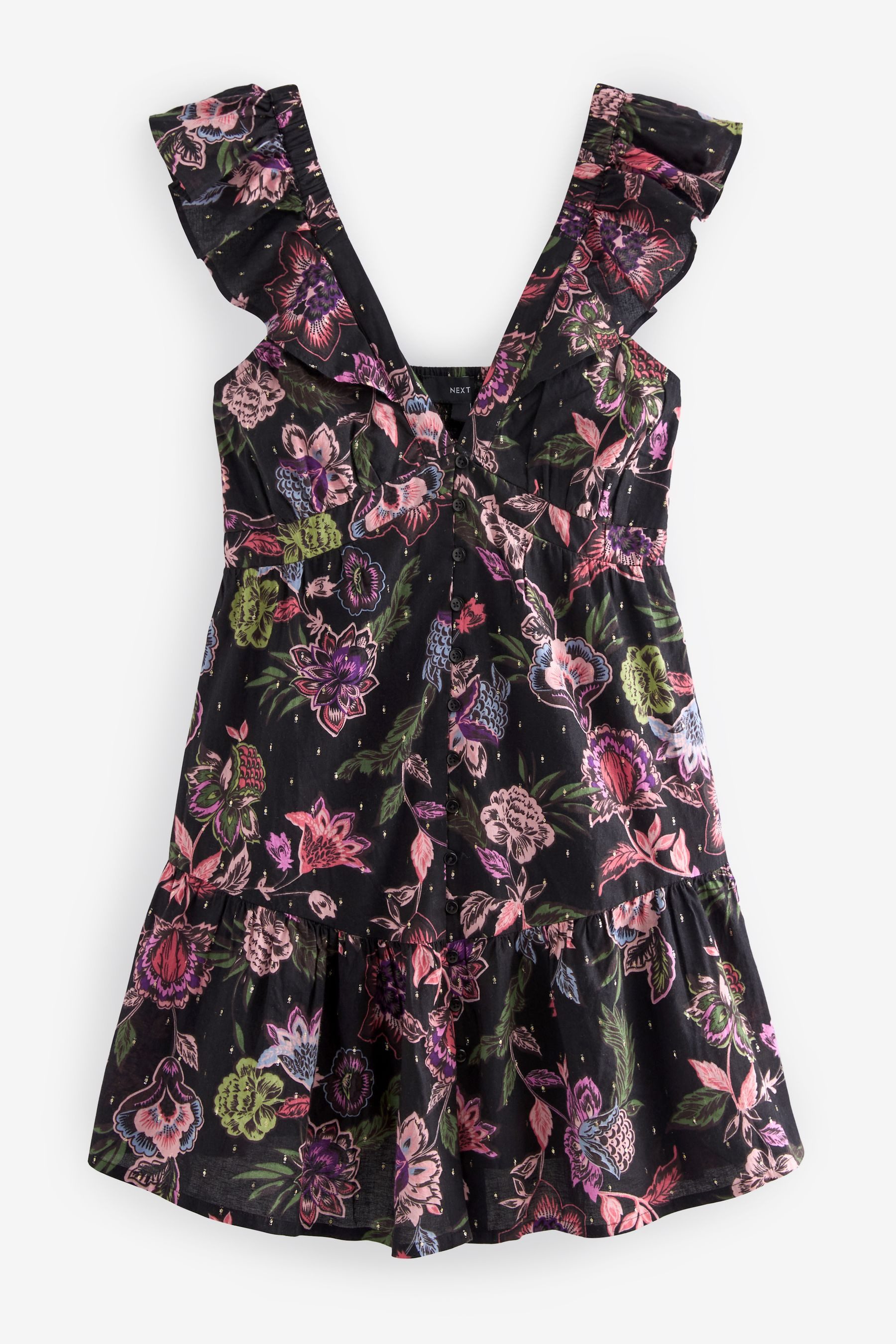 Next Sommerkleid Feminines Minikleid mit Rüschen, günstig online kaufen