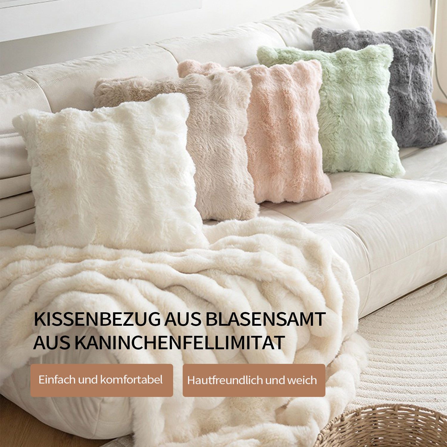 Refttenw Kissenbezug Zierkissenbezüge,Kissenhüllen,Kopfkissenbezug,Dekokiss günstig online kaufen