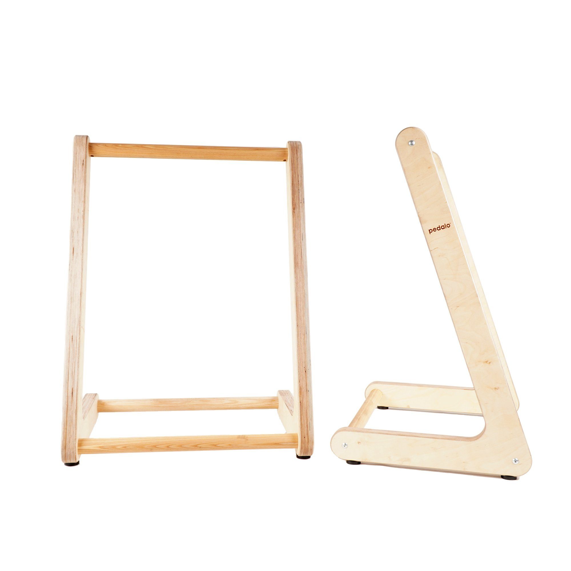 pedalo® Liegestützgriffe Dip Barren Bügel (Trizeps Schulter Bauch) aus Holz (Trainiere Rumpf, Armkraft (Trizeps), Schulterkraft, Stützkraft, Klimmzüge, 1 Paar), hohe Belastbarkeit bis 150 kg