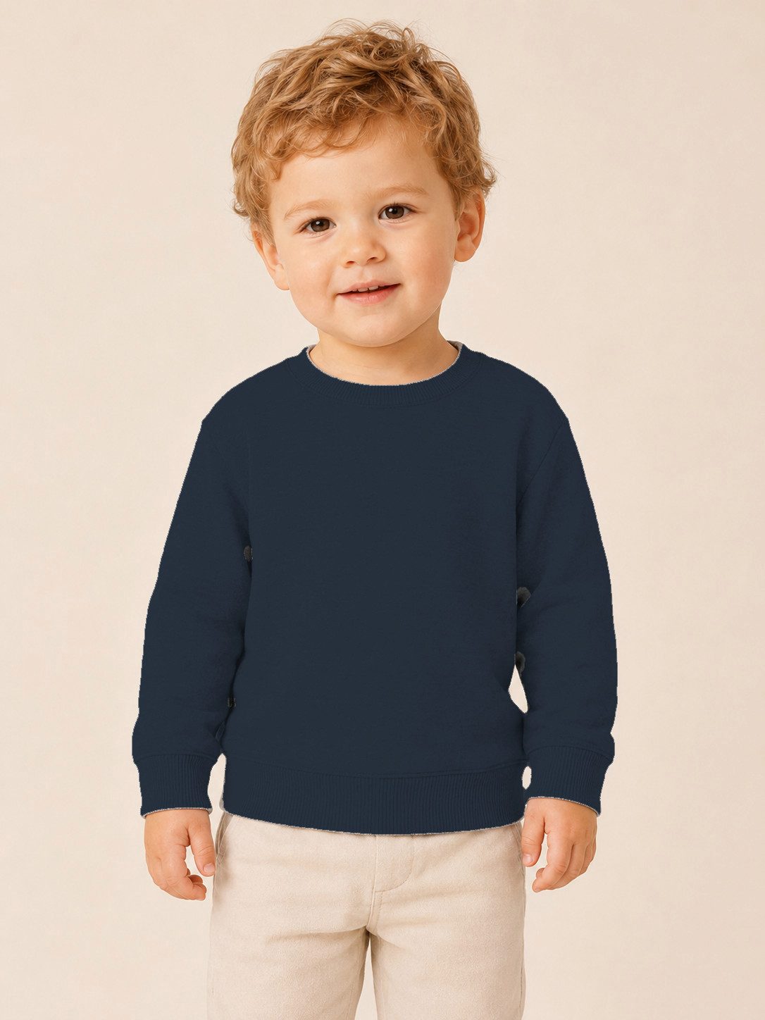 Sitztgut Sweatshirt Baby Sweatshirt aus Bio-Baumwolle (1-tlg) Schulterknopfleiste mit Druckknöpfen