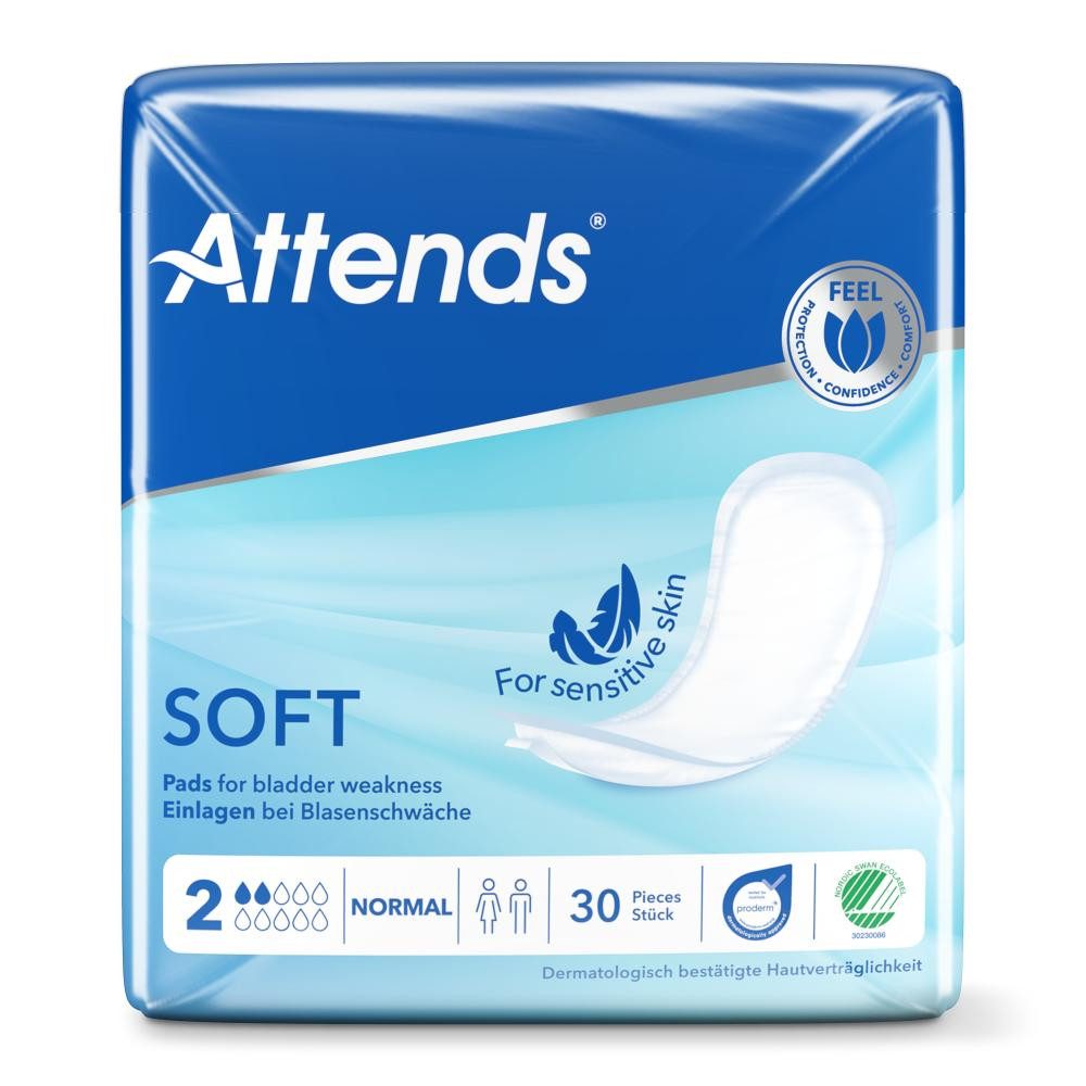 Attends GmbH Inkontinenzslip Soft 2 Normal Für leichte Blasenschwäche; Normal-Saugstärke