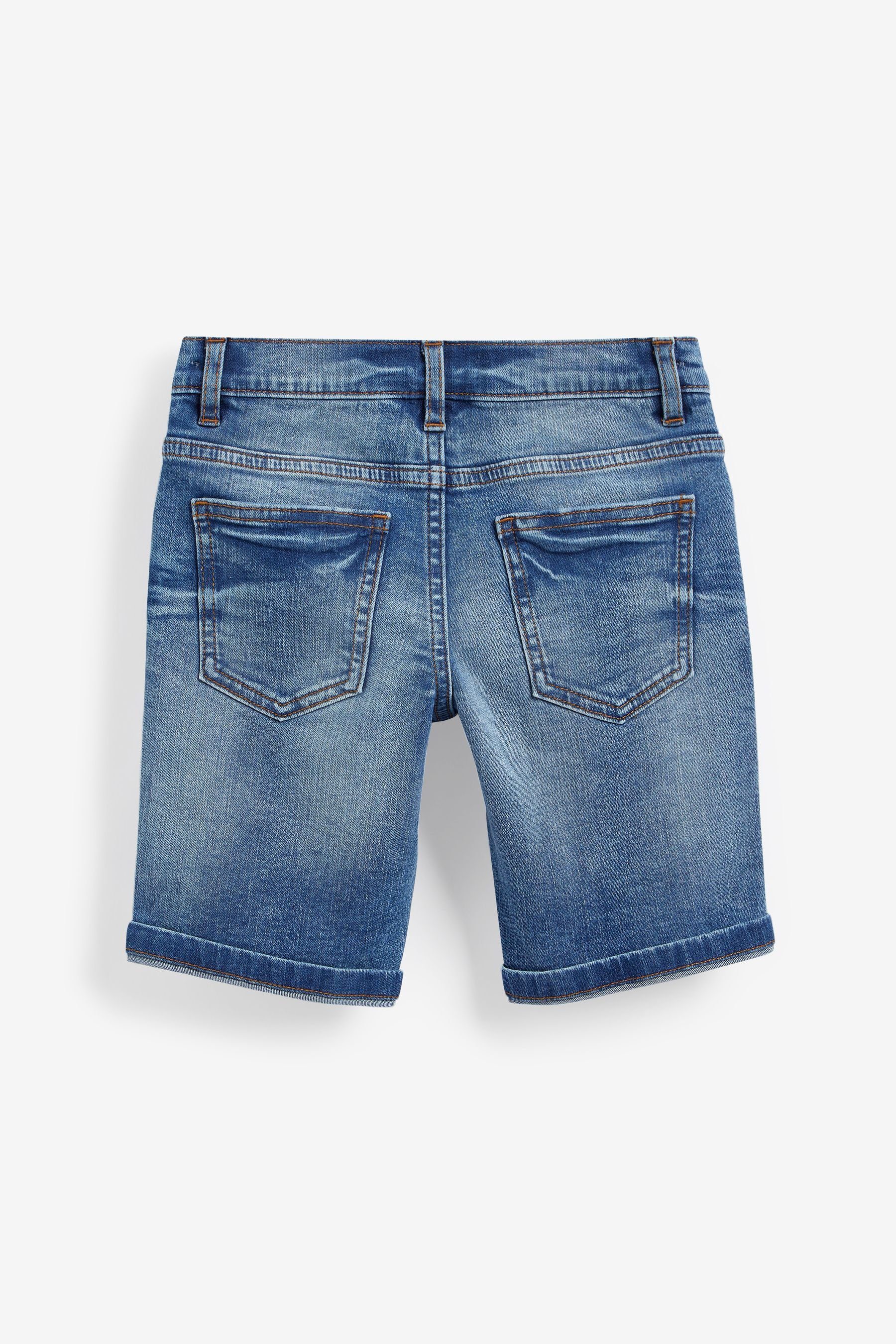 Jeansshorts 2er-Pack Blue (2-tlg) Next Denim-Shorts,