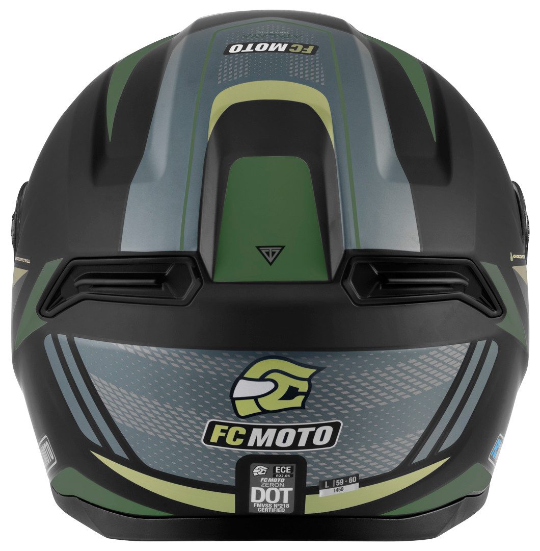 FC-Moto Motorradhelm FF114B Zeron Helm, vorbereitet für Pinlockscheibe