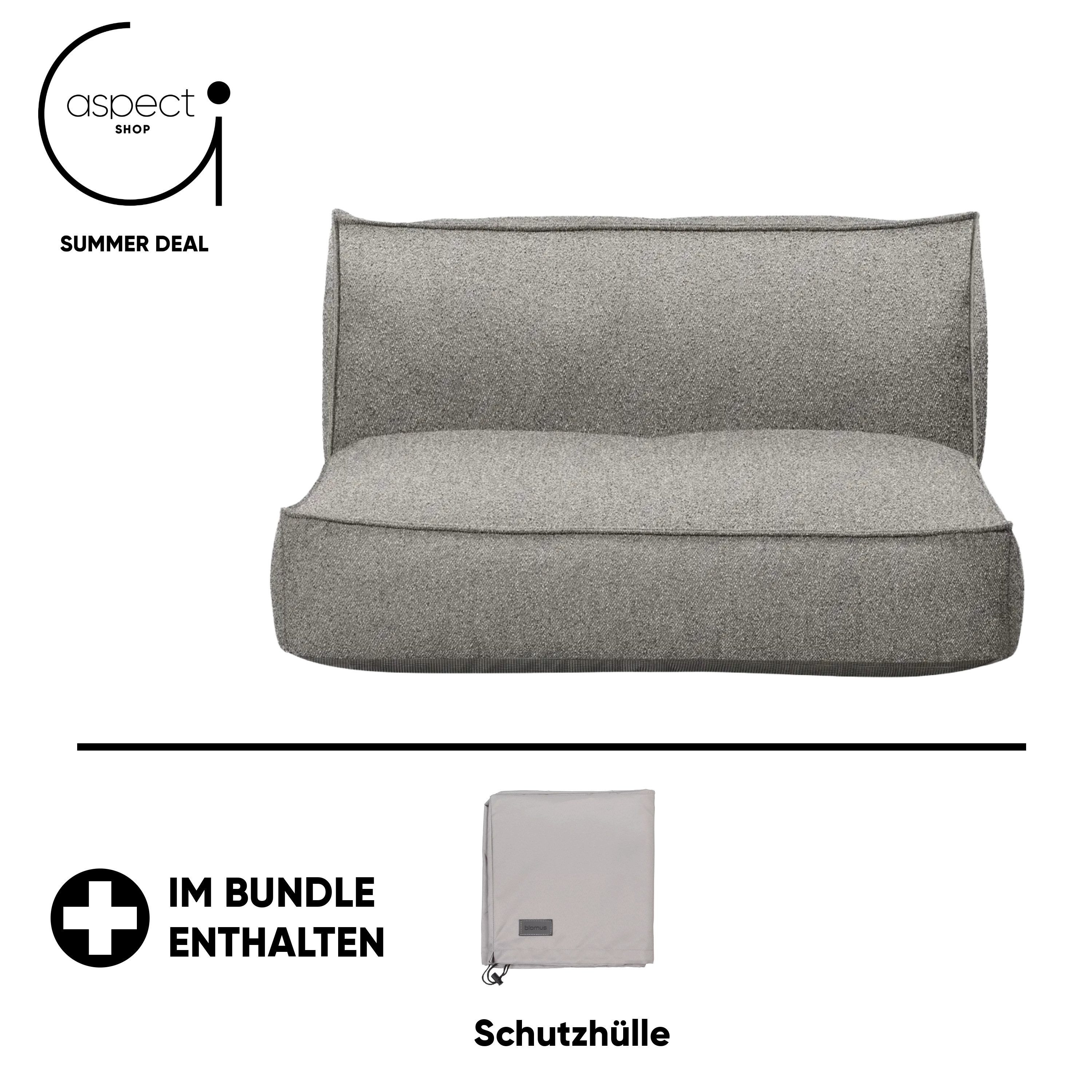blomus Loungesofa 2-Sitzer Earth Bouclé