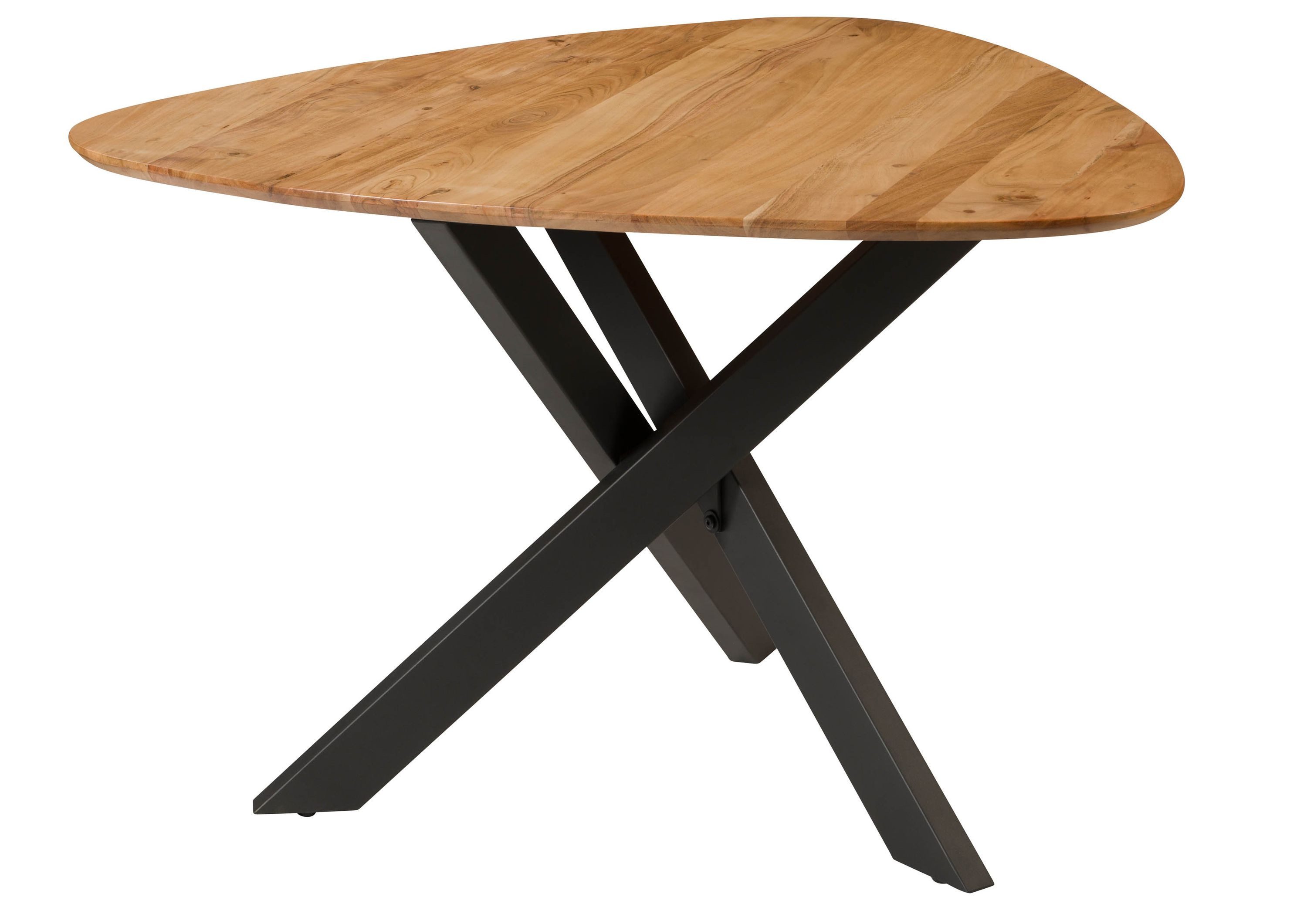 Massivmoebel24 Esstisch ESSTISCHE (Massivholz, Massivholztisch), Akazie 120x120x76 natur lackiert