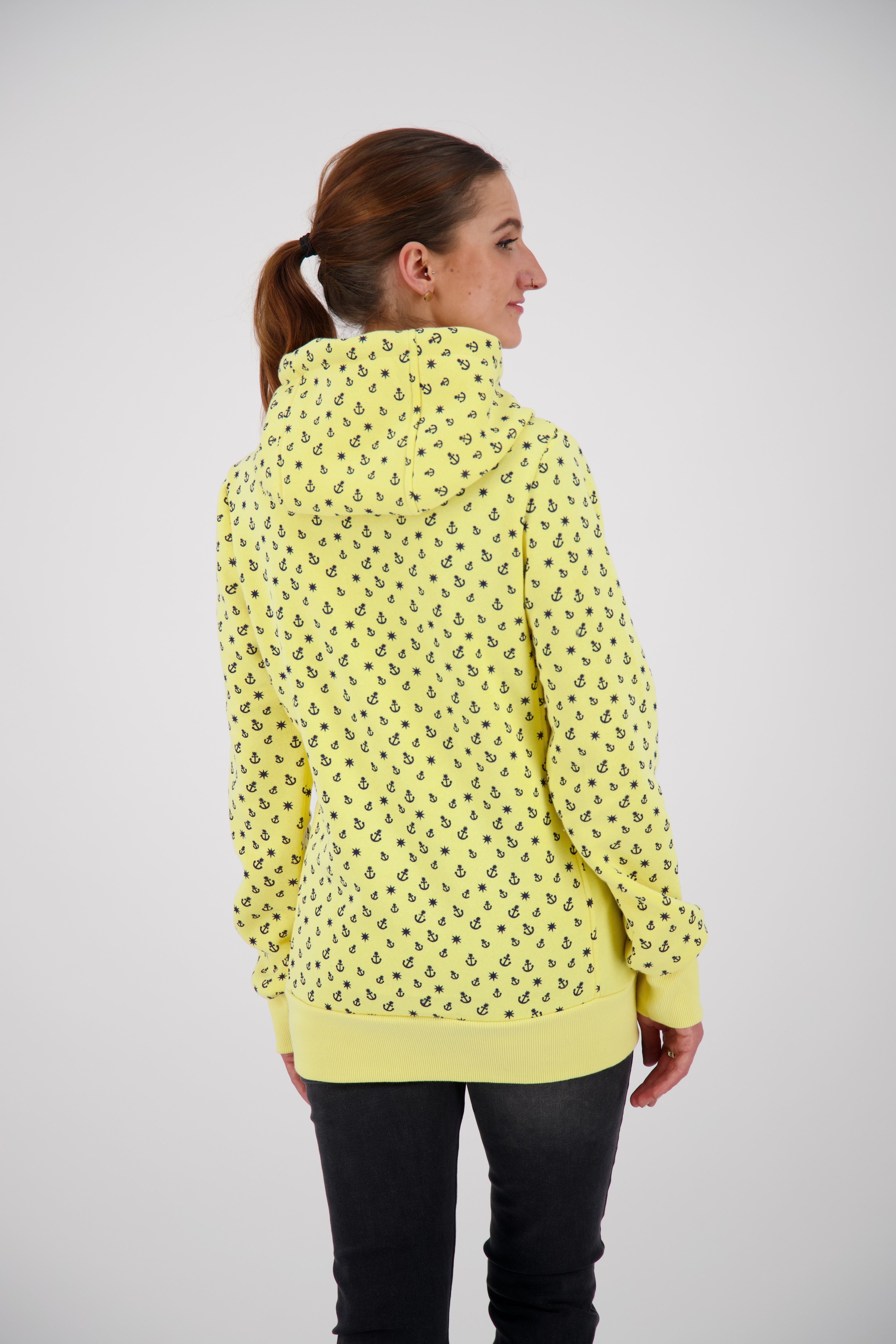 in erhältlich Women Größen DEPROC Großen vanille auch #ankergluthafen NEW Active CS Kapuzensweatjacke