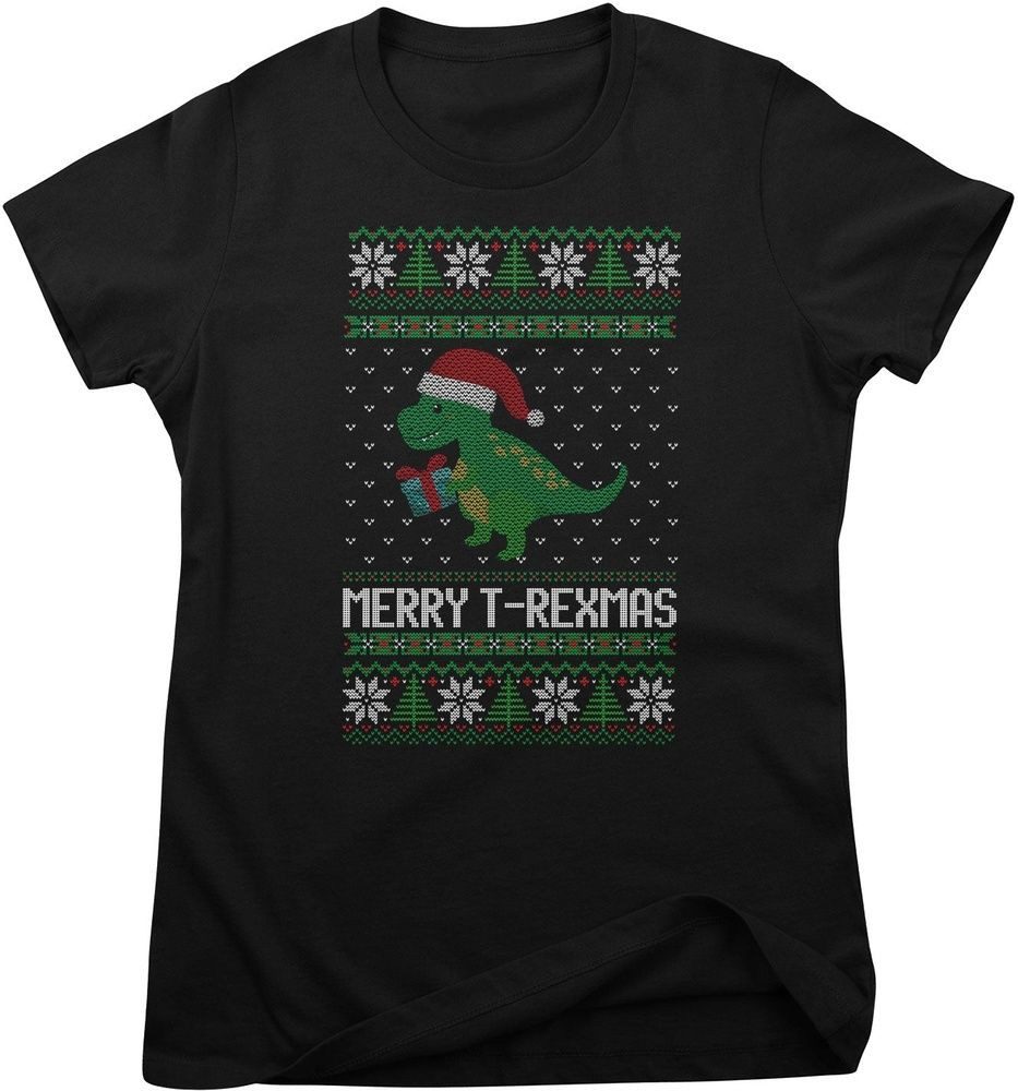 Hybris Shirttop Merry T-Rexmas Top