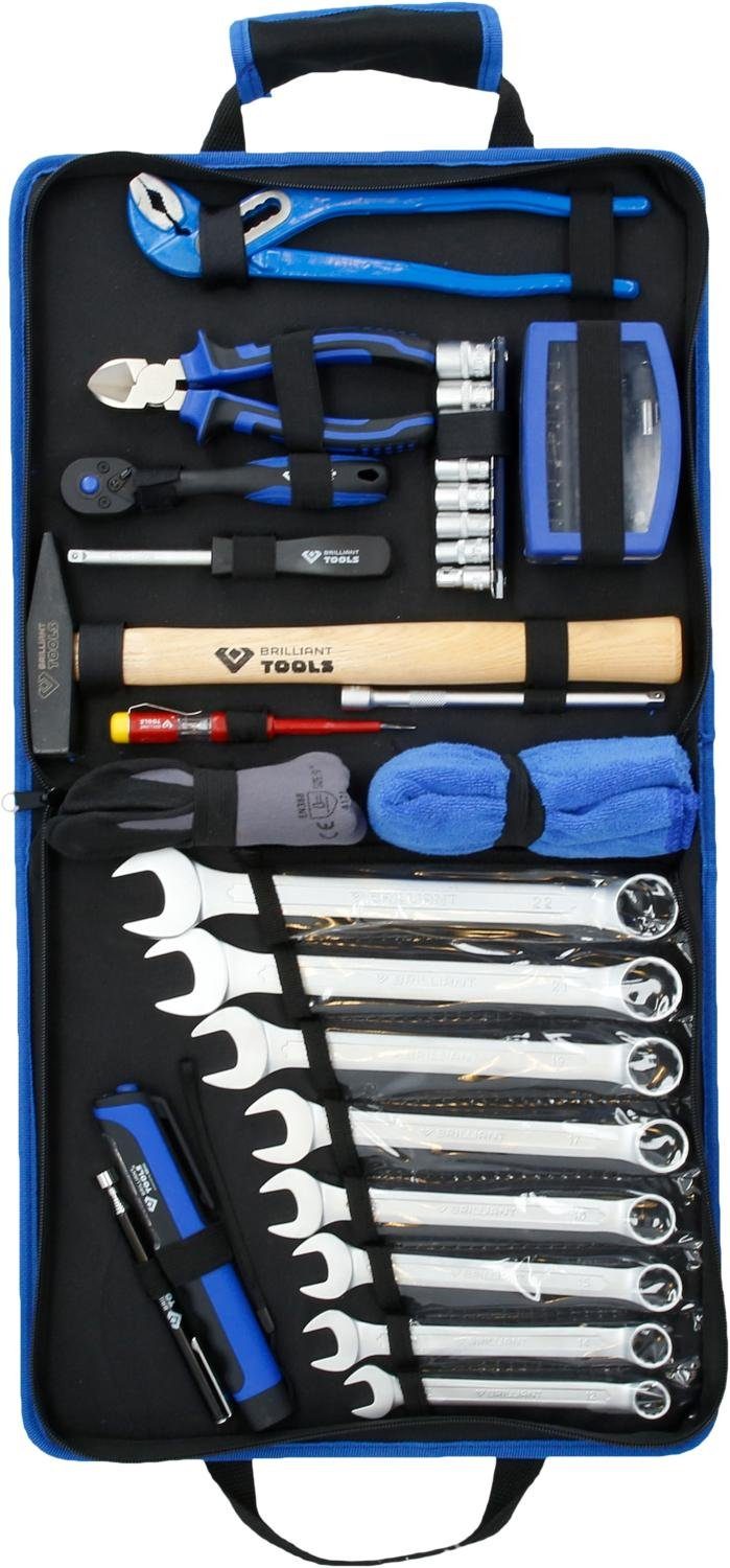 Brilliant Tools Werkzeugkoffer Universal-Werkzeug-Satz in 58-tlg Nylontasche