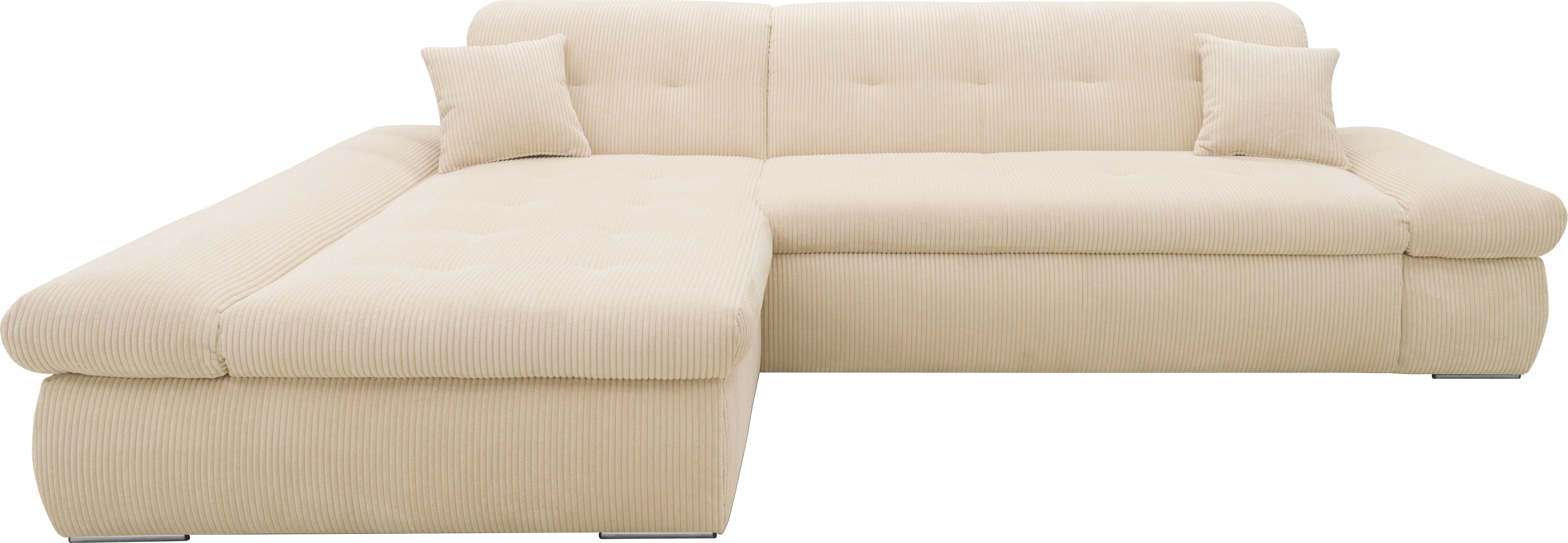 DOMO collection Ecksofa Moric, L-Form, XXL-Sofa günstig online kaufen