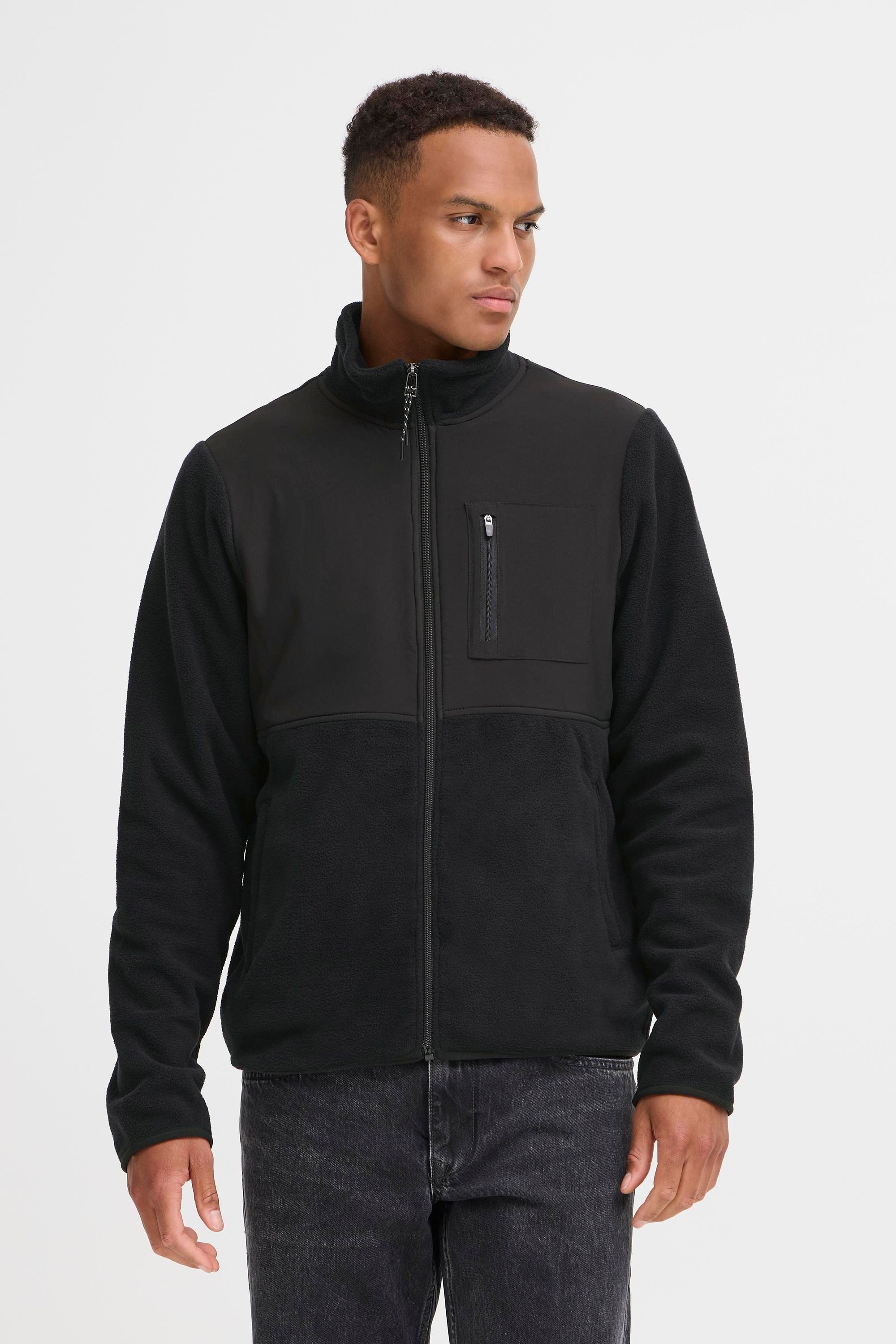 Blend Sweatjacke BHMARIO Stilvolle Fleecejacke mit Reißverschluss günstig online kaufen