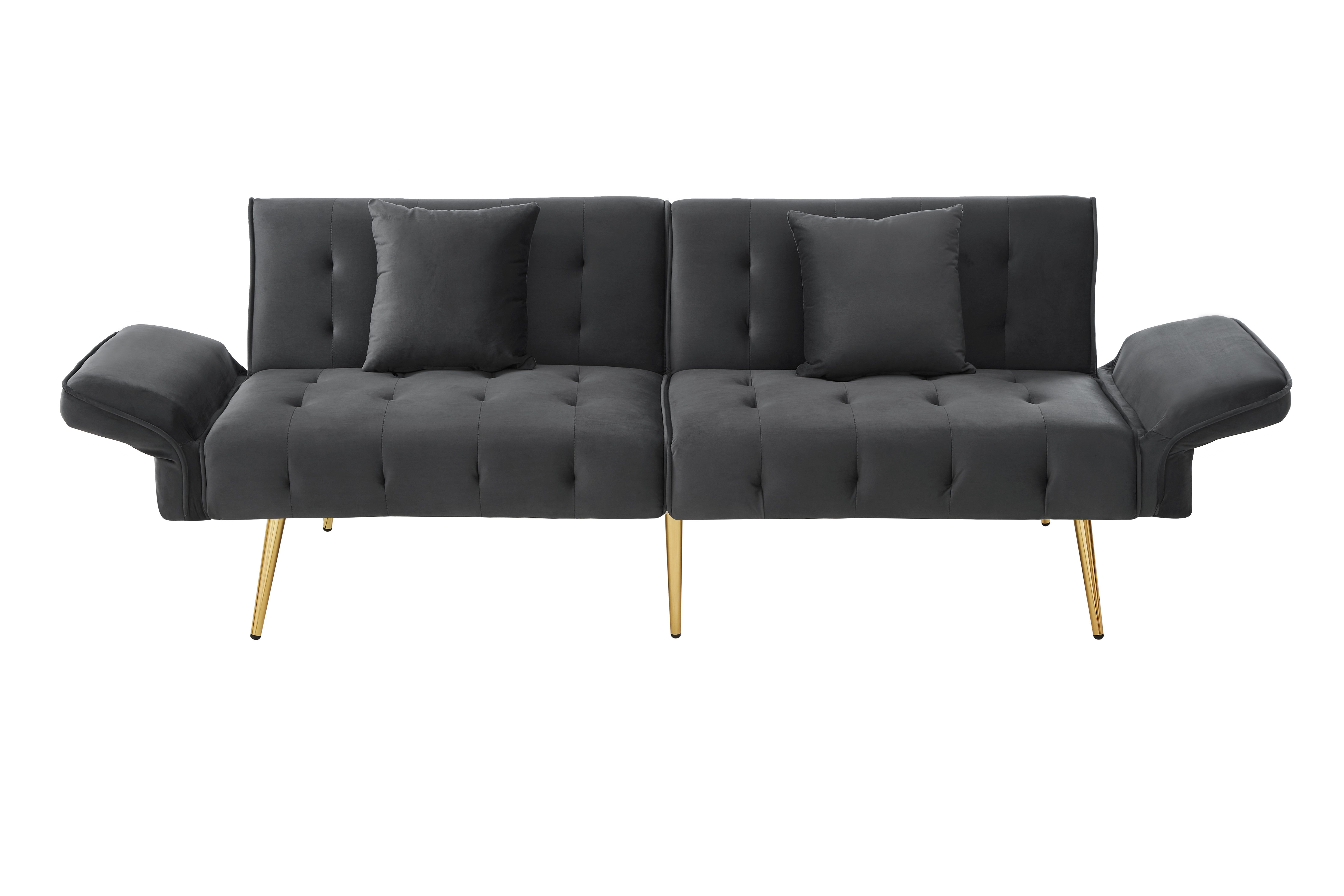 Merax Schlafsofa 2-in-1 Zweisitzer-Sofa Klappsofa mit günstig online kaufen