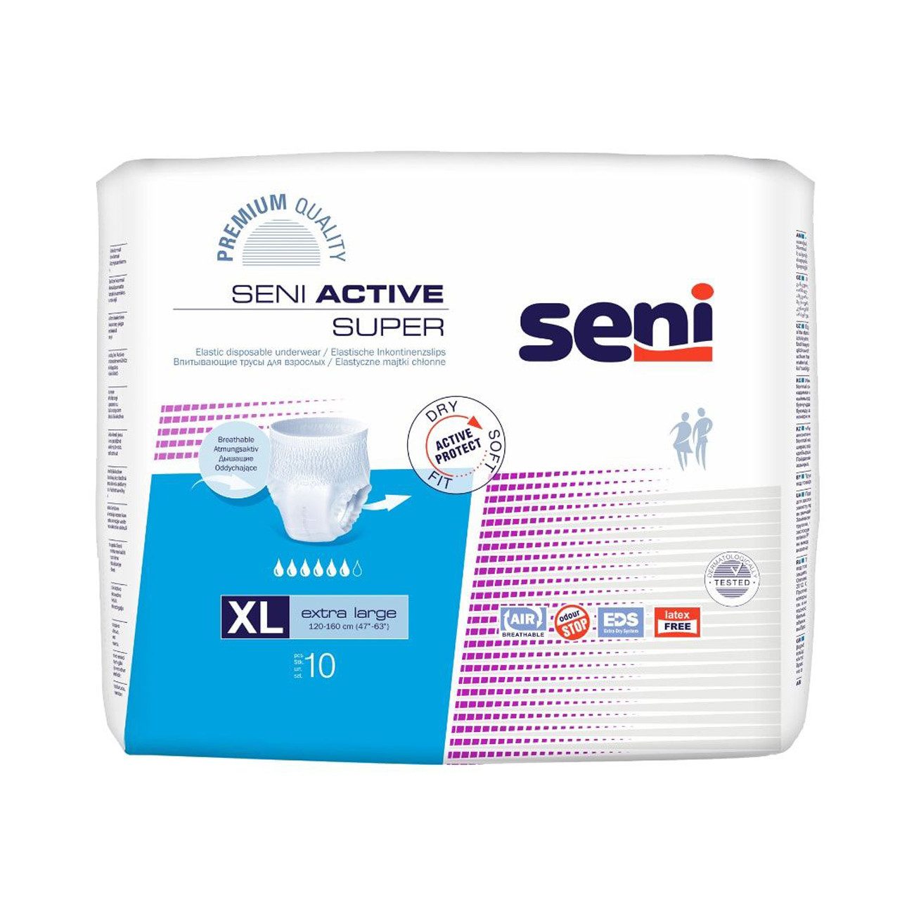 TZMO Deutschland GmbH Inkontinenz-Pants Seni Active Super Inkontinenzslip, Größe XL, XL Gr.