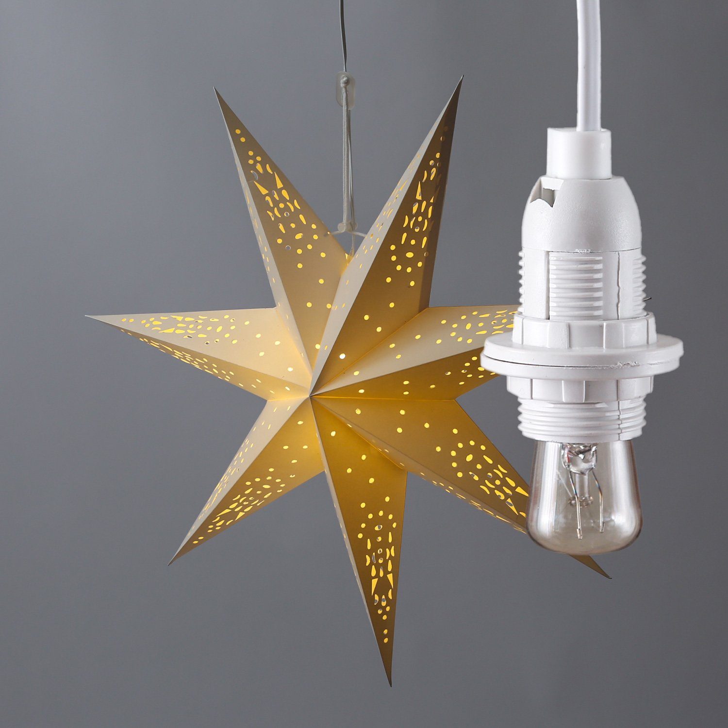 MARELIDA Hängeleuchte Kabel für Leuchtsterne u. Hängeartikel 5m E14 Fassung günstig online kaufen