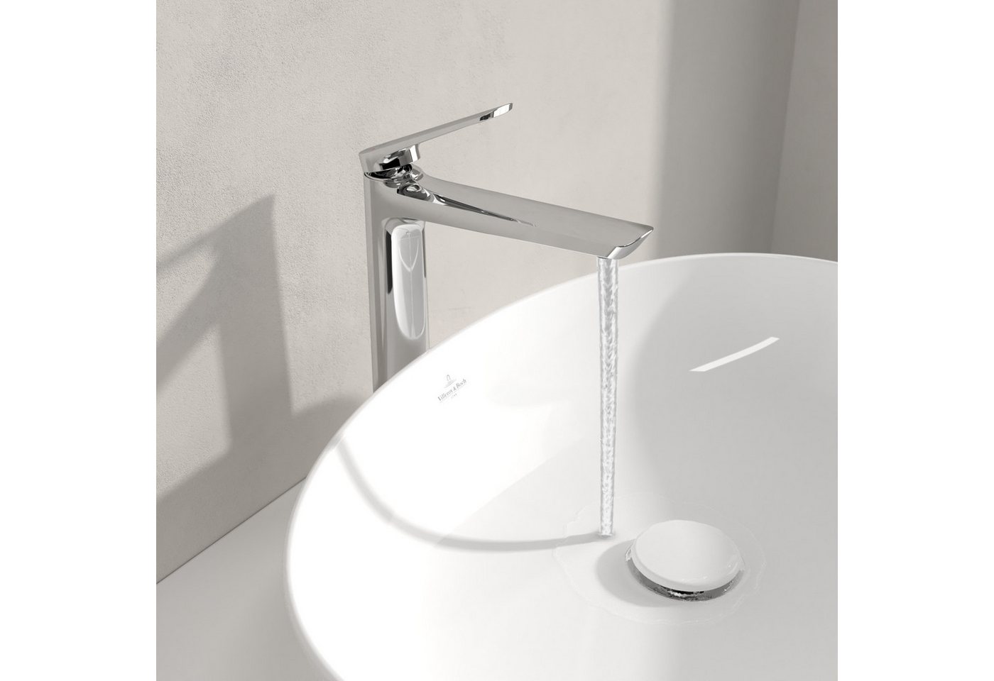 Thumbnail - Villeroy & Boch Waschtischarmatur Wasserhahn Bad mit Keramikkartusche, Waschbeckenarmatur wassersparend