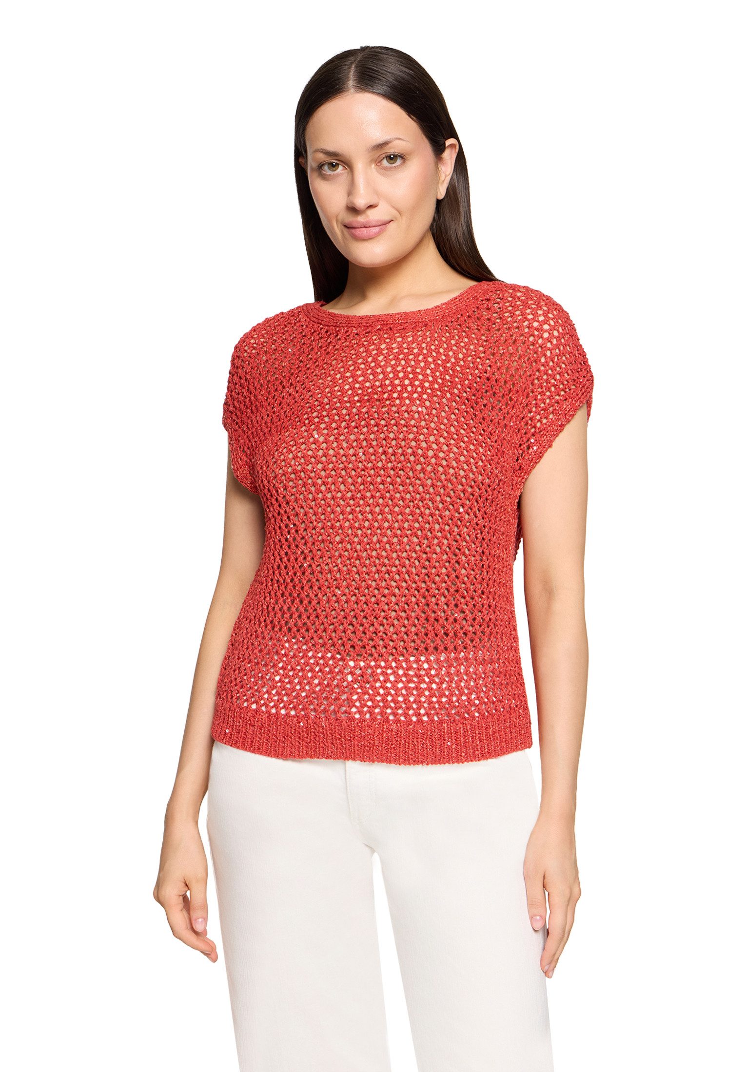 Stricktop Damen mit Effektgarn