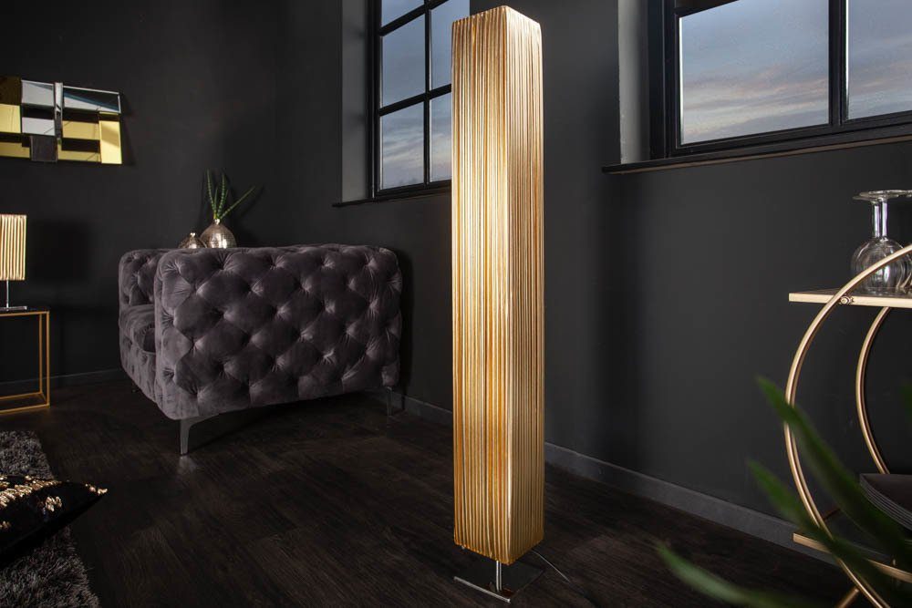 riess-ambiente Stehlampe PARIS 120cm gold / silber, ohne Leuchtmittel, Modern Design