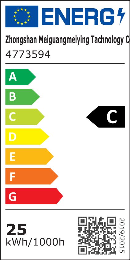 Energieeffizienzklasse: 