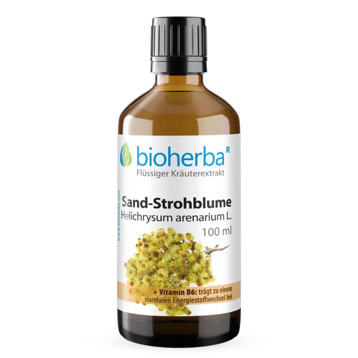 BIOHERBA R Bioherba Sand-Strohblume Helichrysum arenarium L.Tropfen Tinktur 100ml Glasflasche, 1 er
