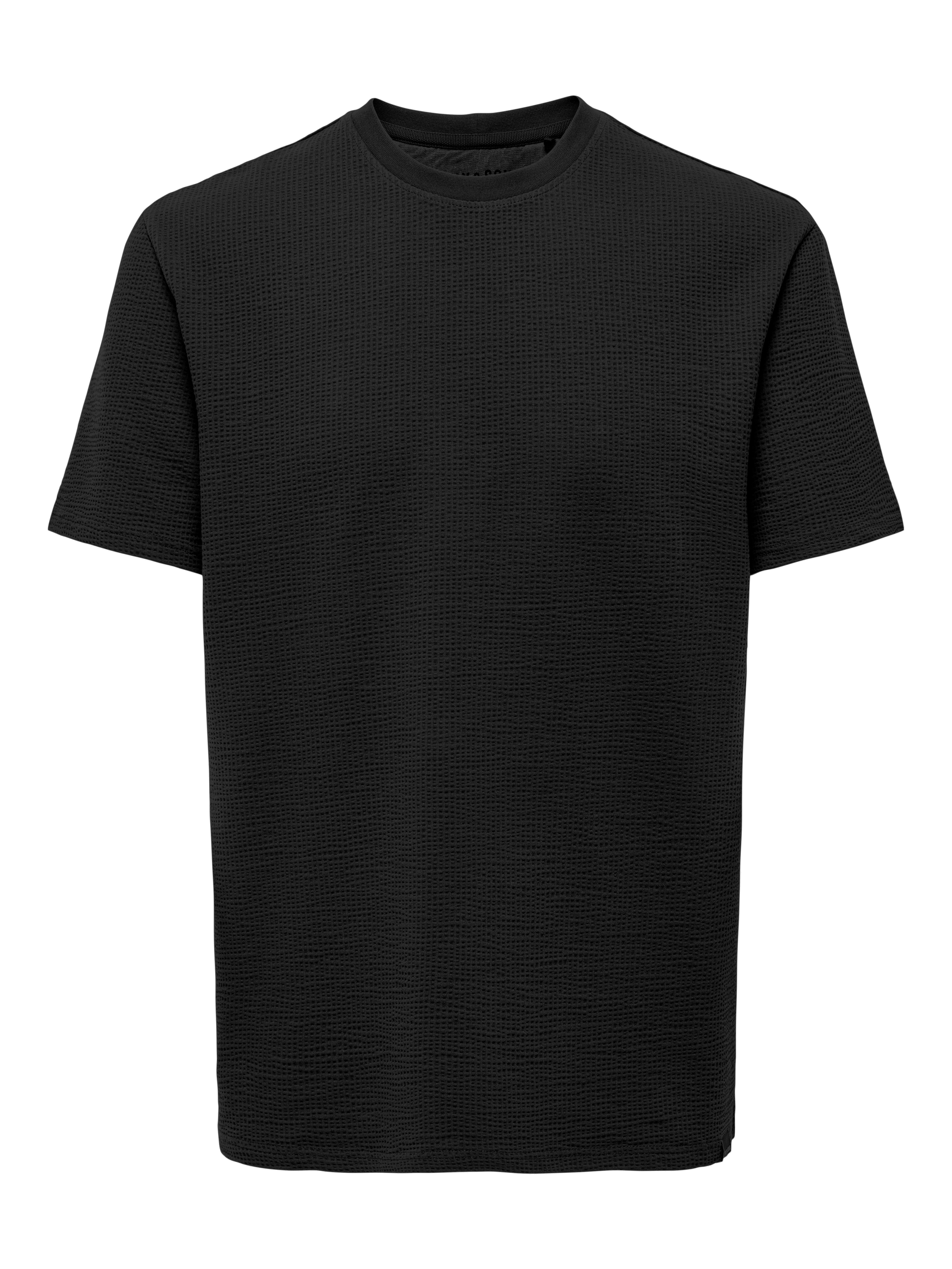 ONLY & SONS Rundhalsshirt ONSKIAN LIFE REG SEERSUCKER SS TEE NOOS günstig online kaufen