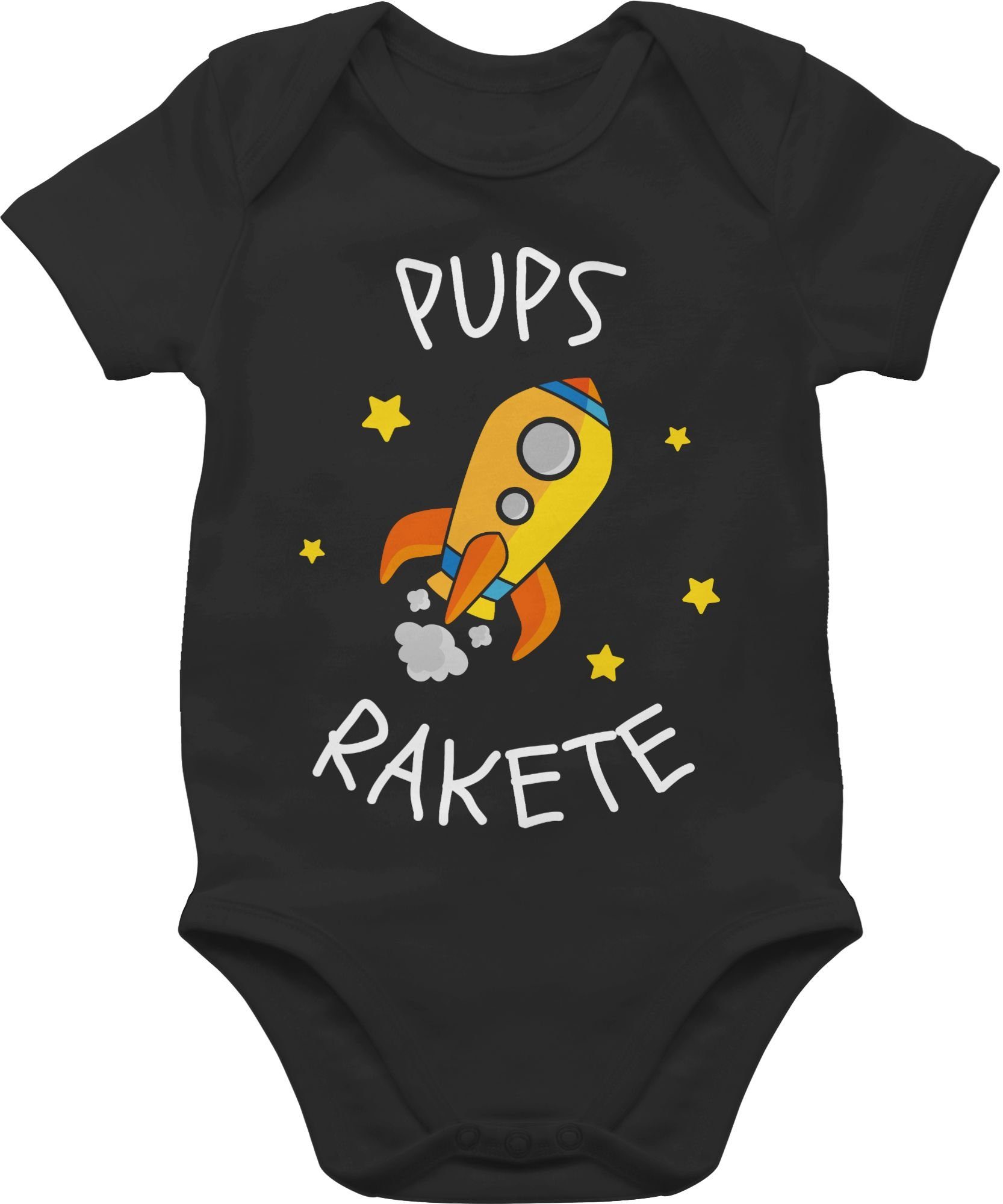 Shirtbody Pupsrakete weiß