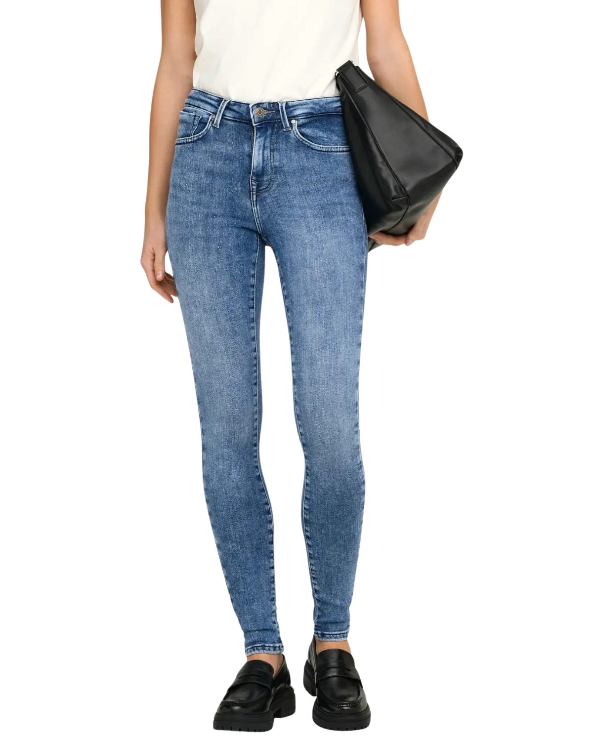 ONLY Skinny-fit-Jeans Push Up Mid Waist Hose günstig online kaufen