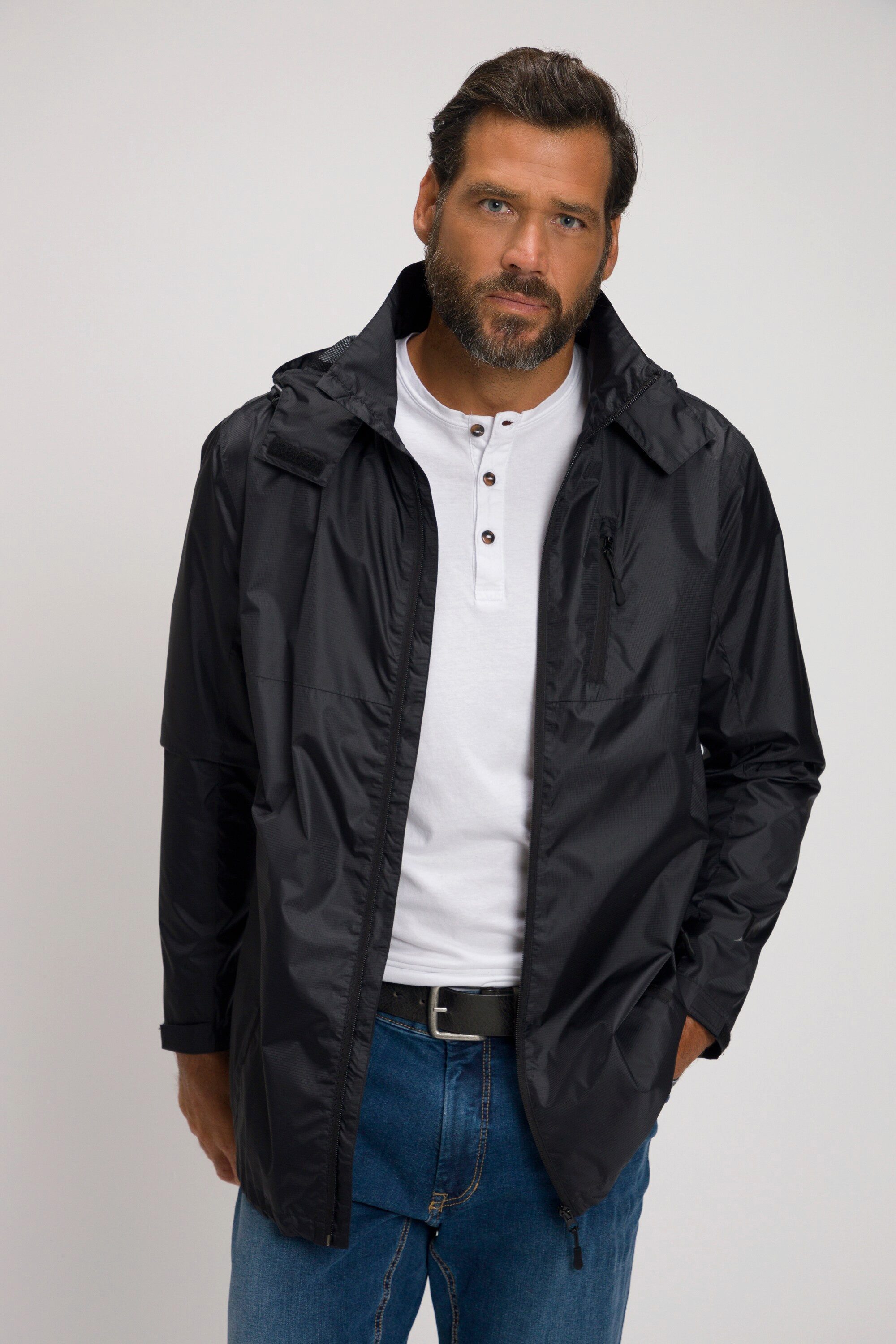 Fieldjacket Regenjacke wasserdicht Kapuze Zipper