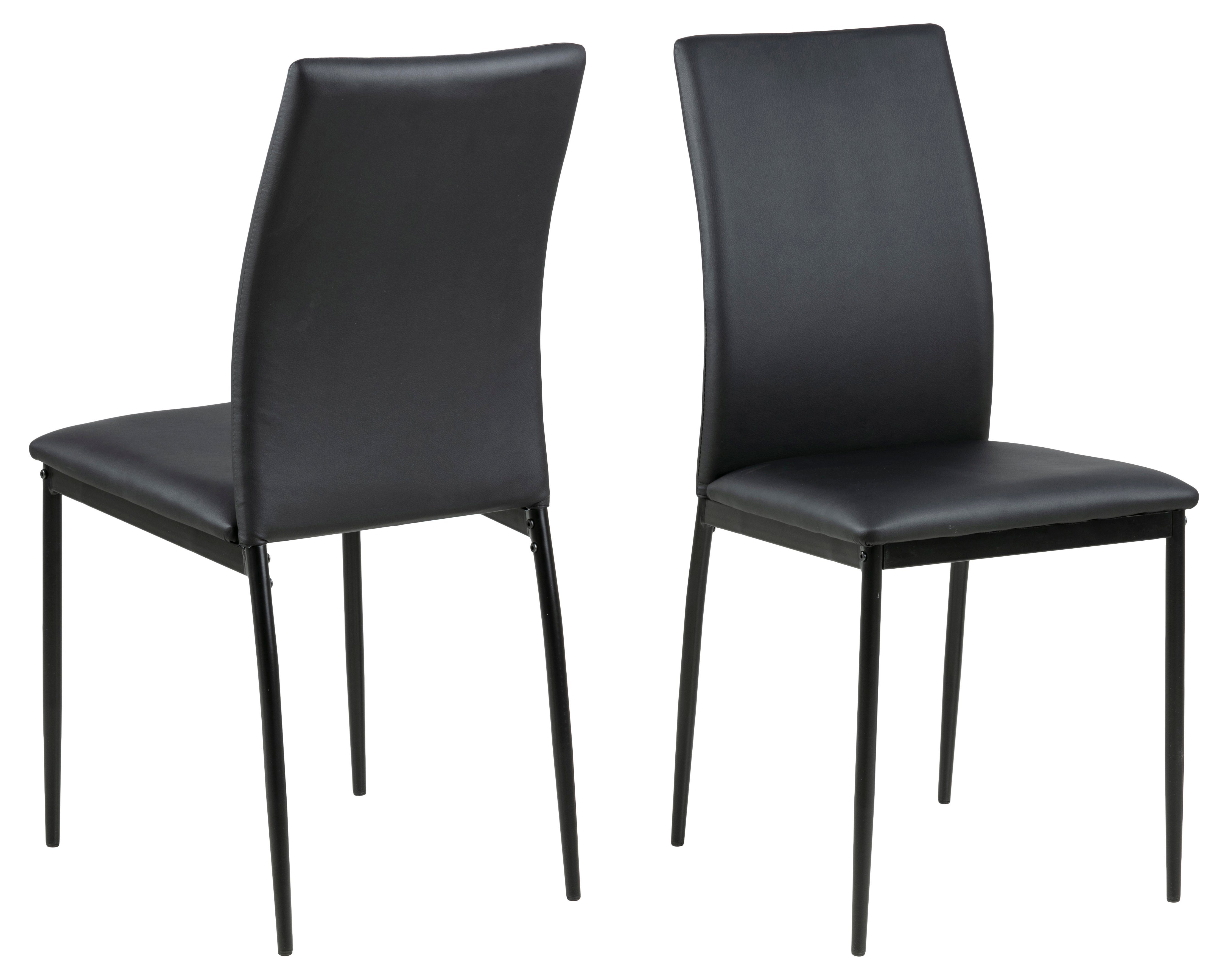 Esszimmerstuhl 4er Set Des Esszimmerstuhl schwarz.
