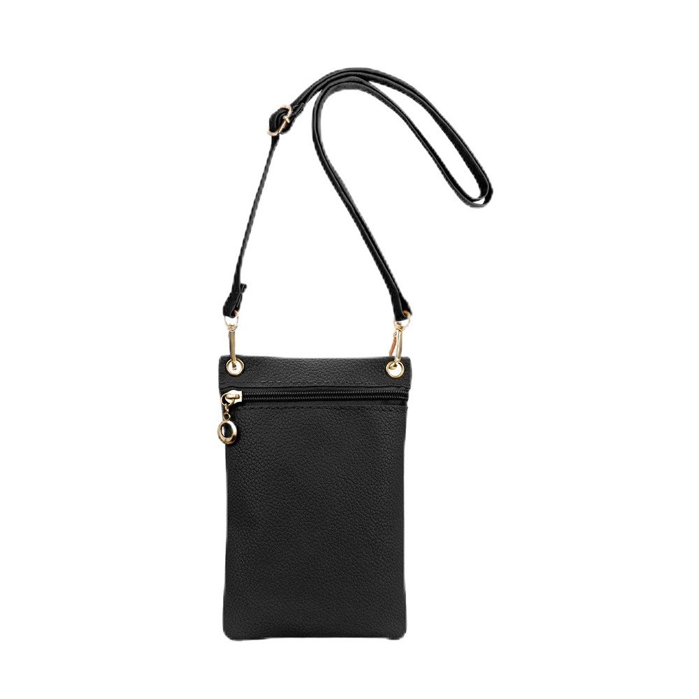 Zaewry Umhängetasche Handytasche mit abnehmbaren Umhängeriemen,Handytasche, für Einkaufen, Dating und Spaziergänge,Münztasche, Kreditkartenetui